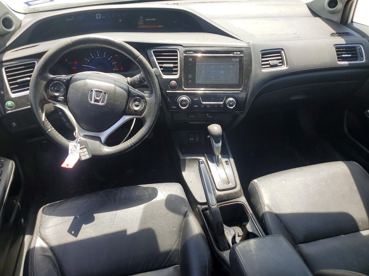 2014 Honda Civic Exl White vin: 19XFB2F96EE078786