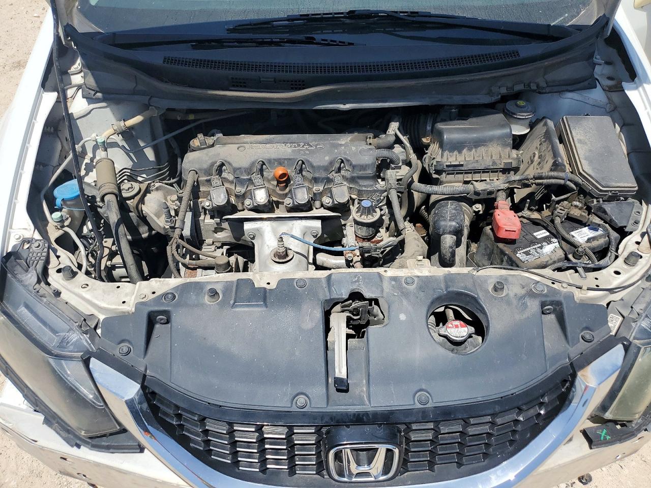 2014 Honda Civic Exl White vin: 19XFB2F96EE078786