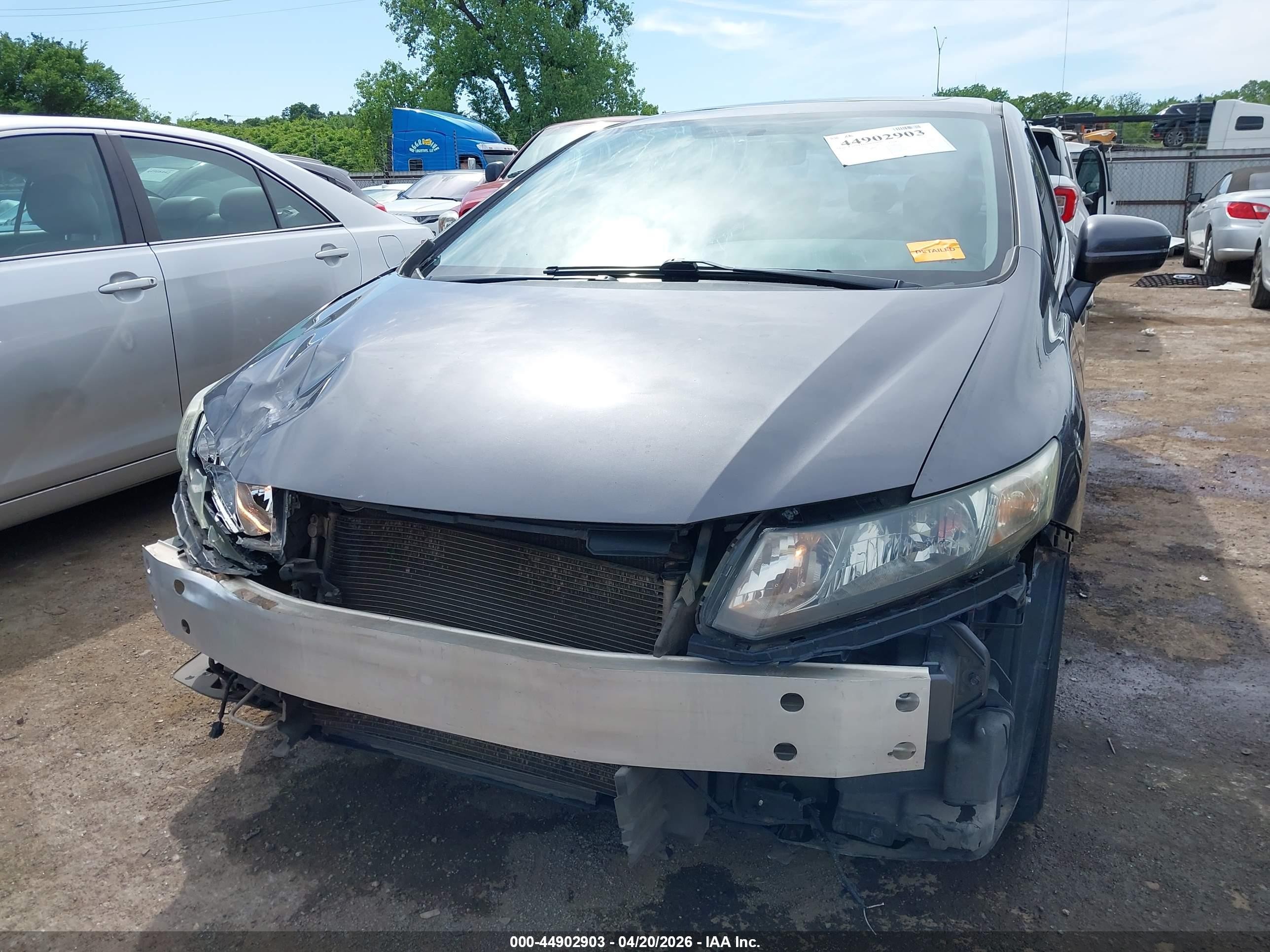 2014 Honda Civic Ex-l Gray vin: 19XFB2F96EE083986