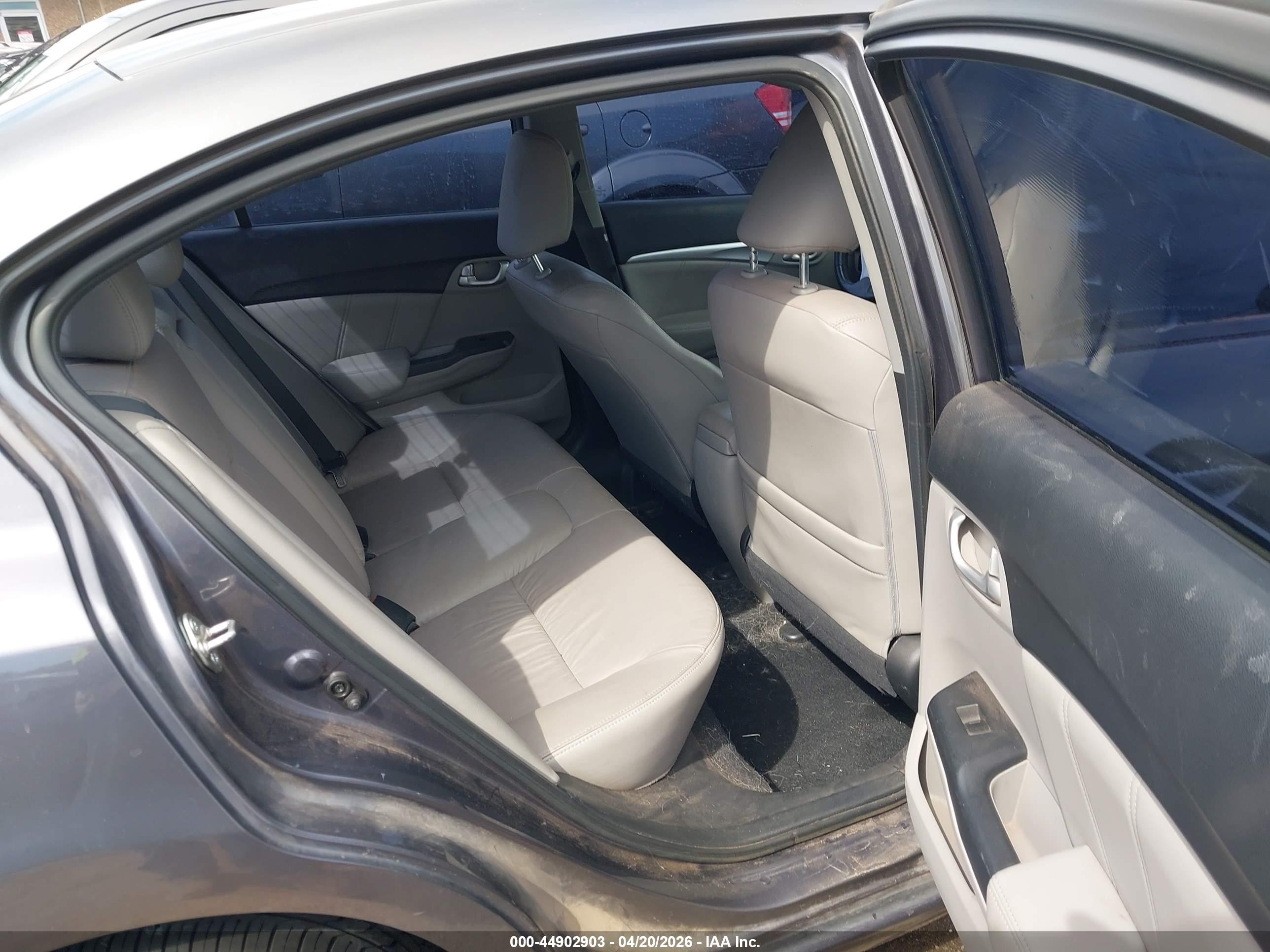 2014 Honda Civic Ex-l Gray vin: 19XFB2F96EE083986