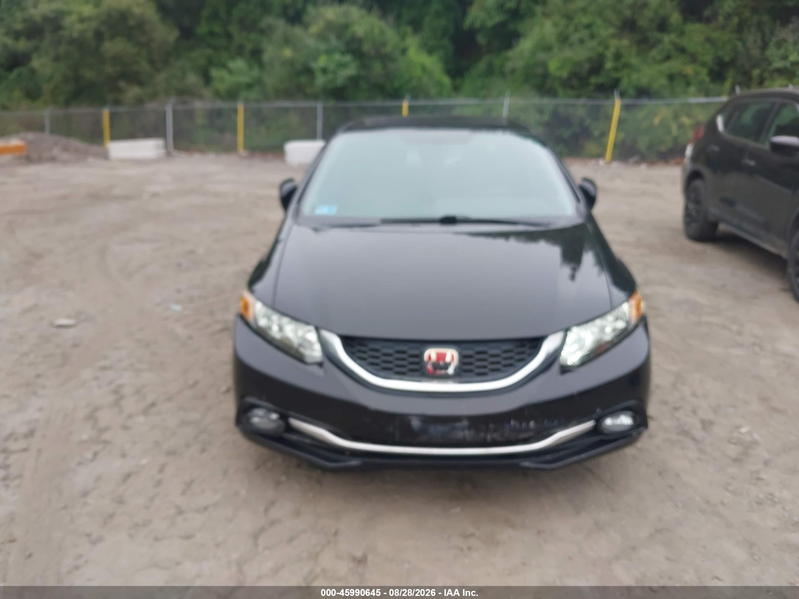 2014 Honda Civic Ex-l Black vin: 19XFB2F96EE204869