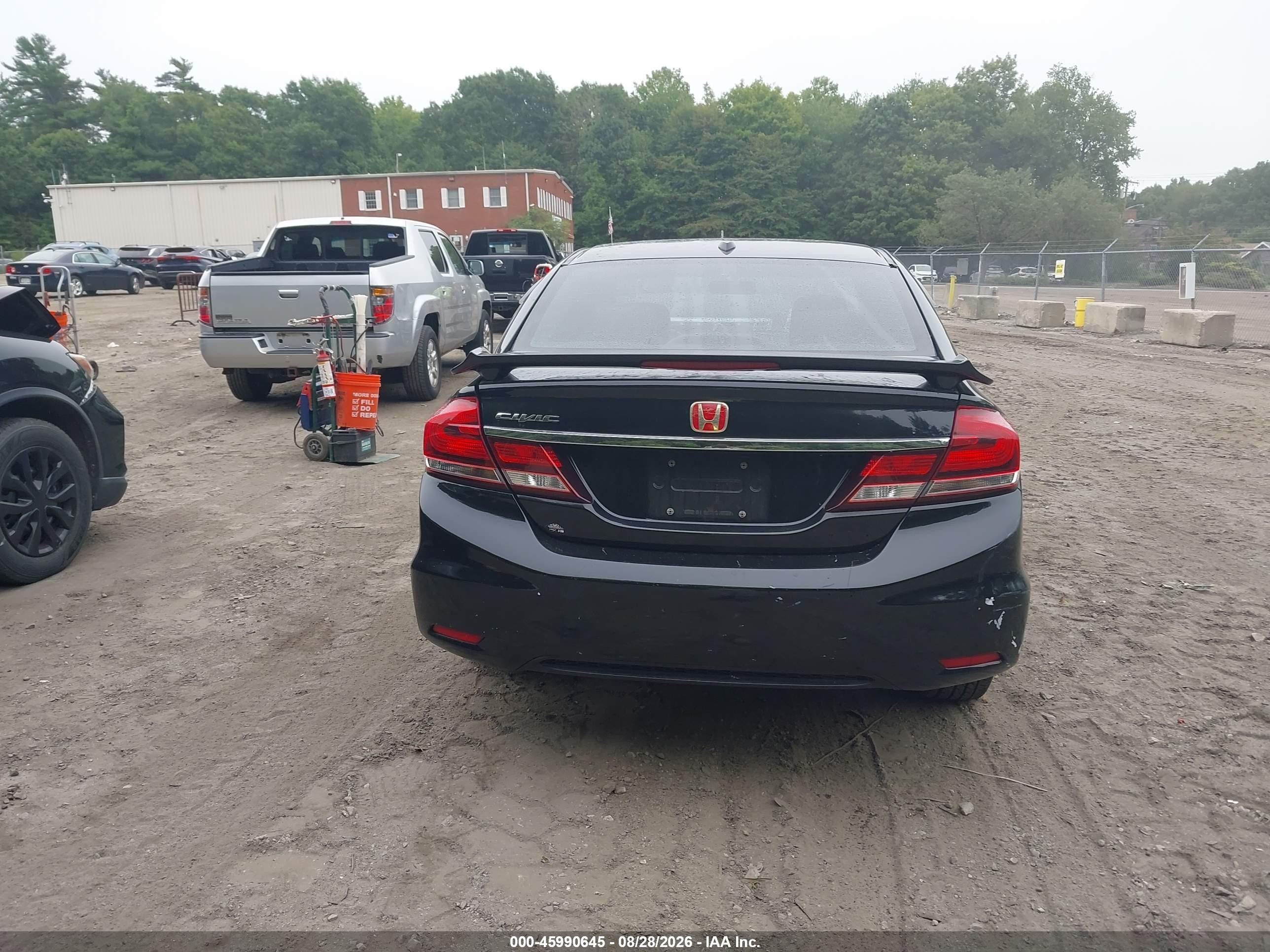 2014 Honda Civic Ex-l Black vin: 19XFB2F96EE204869
