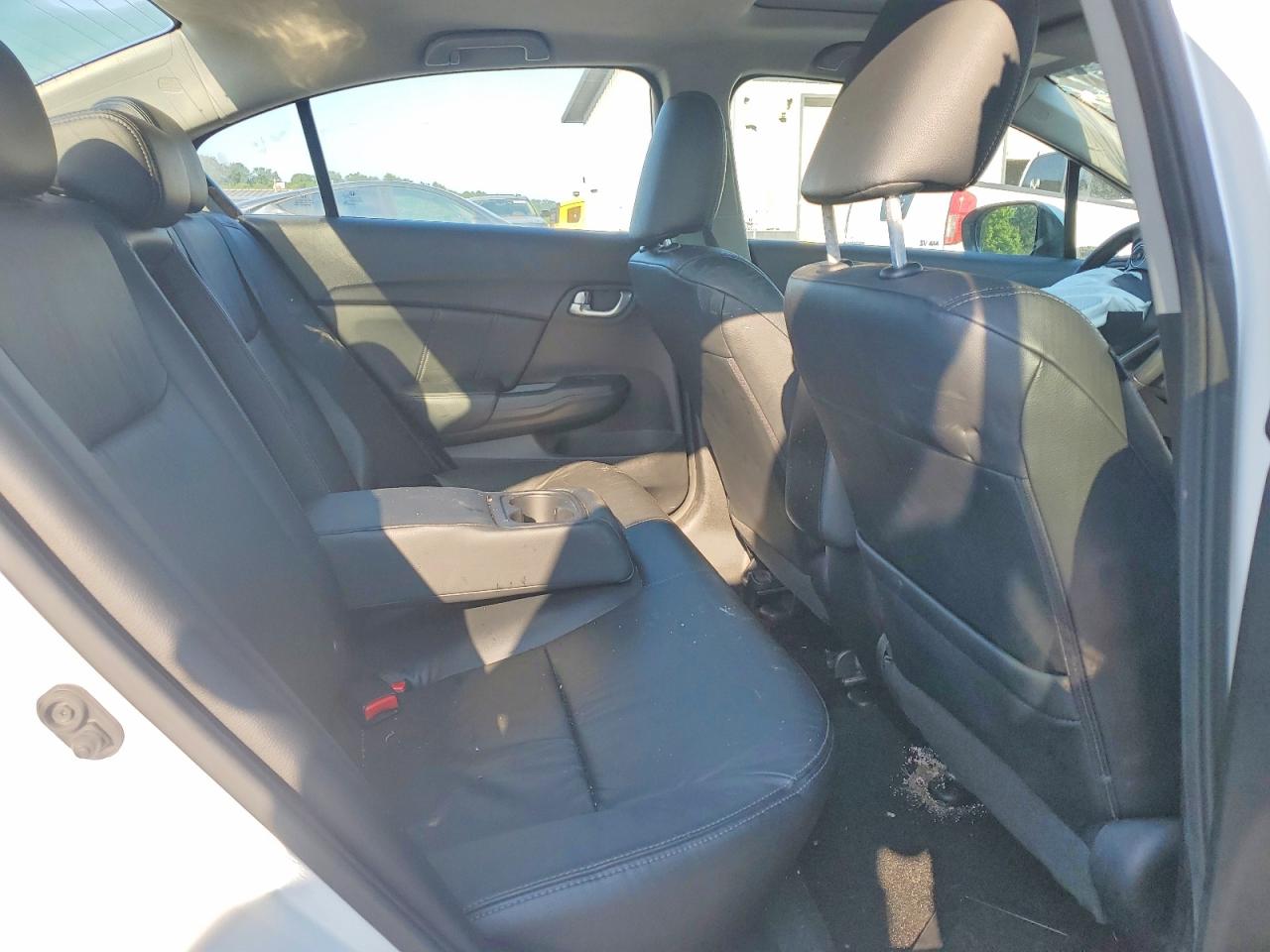 2014 Honda Civic Exl White vin: 19XFB2F96EE210882