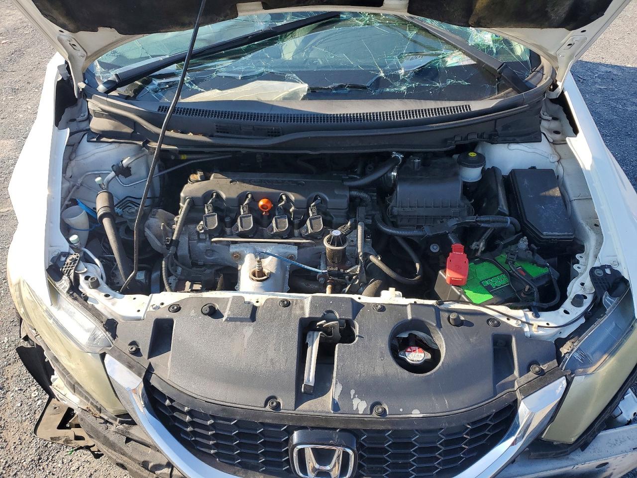 2014 Honda Civic Exl White vin: 19XFB2F96EE210882