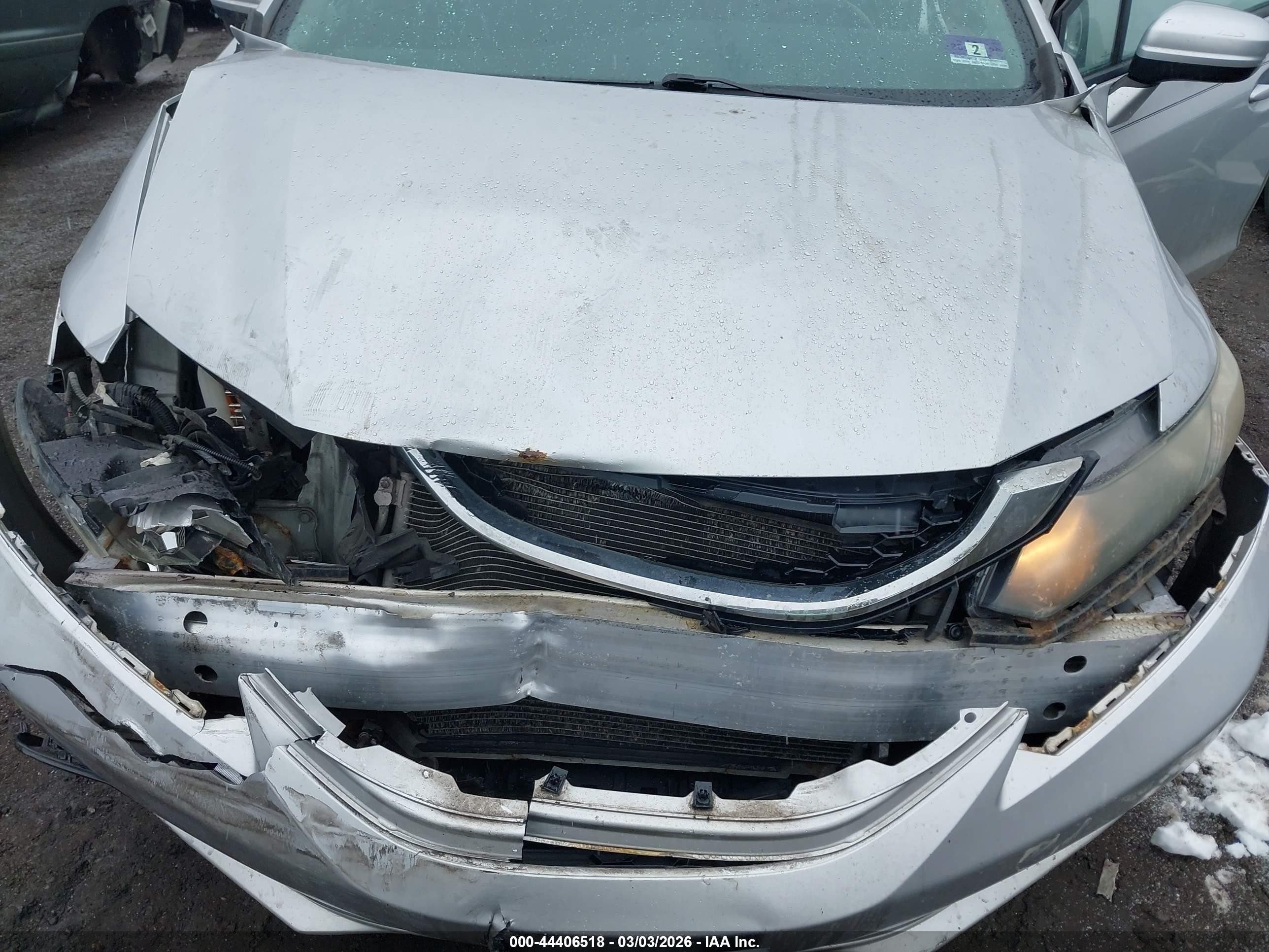 2014 Honda Civic Ex-l Silver vin: 19XFB2F96EE270029