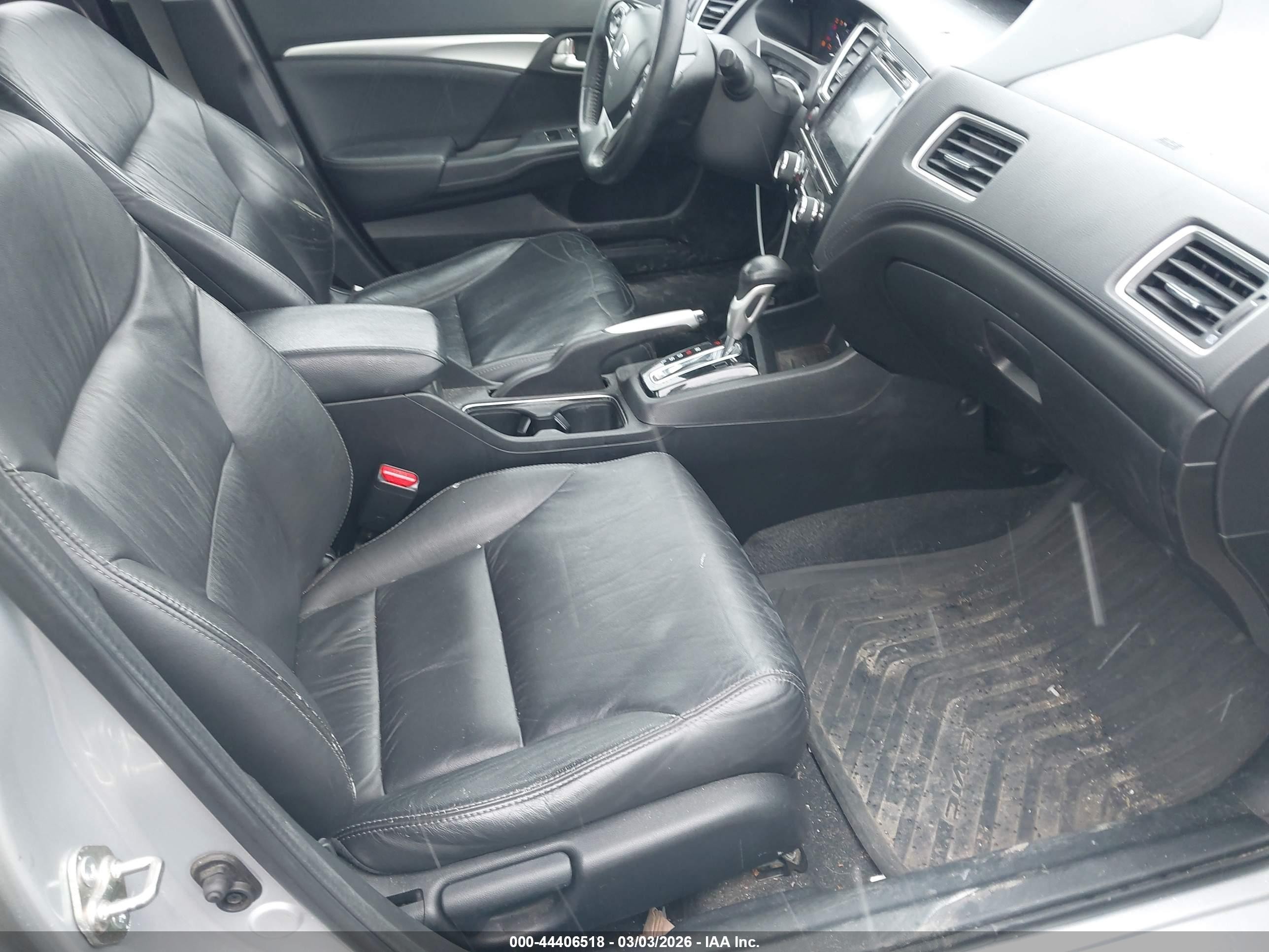 2014 Honda Civic Ex-l Silver vin: 19XFB2F96EE270029