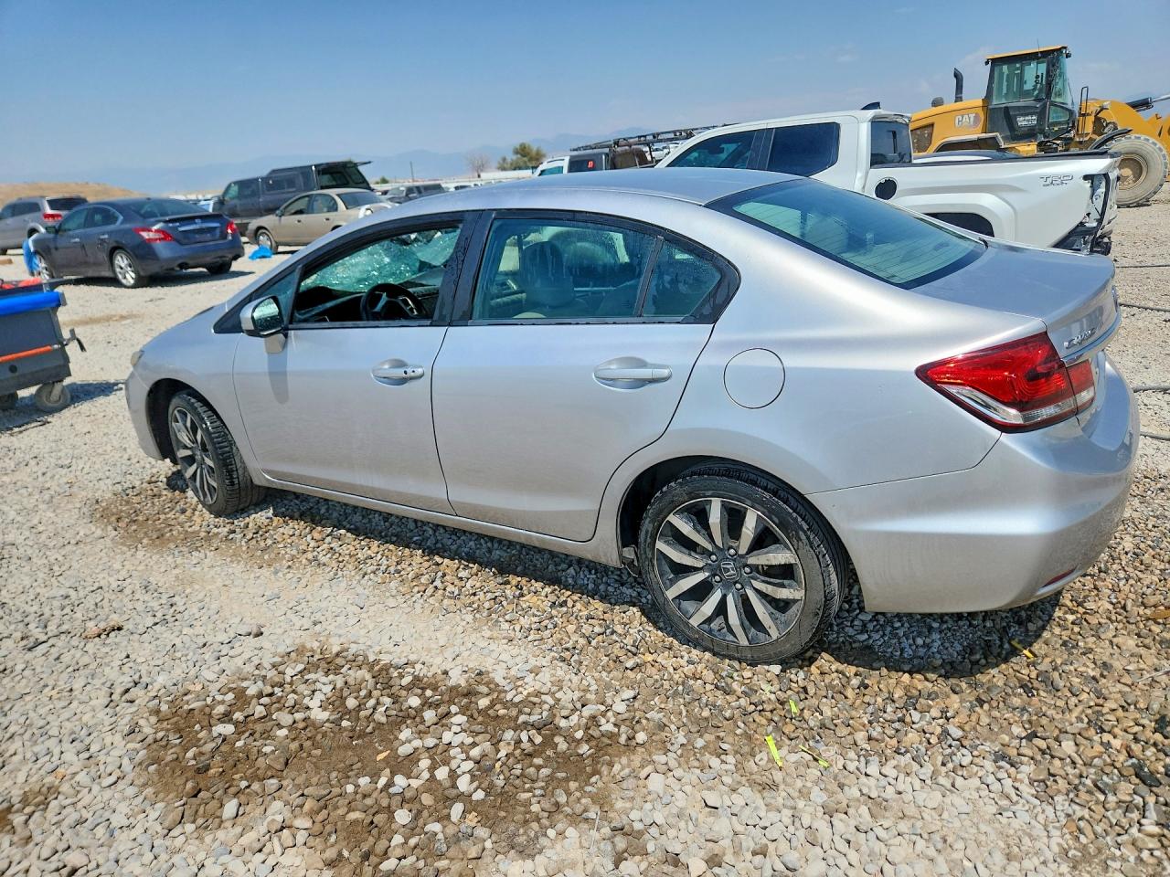 2015 Honda Civic Exl Серебряный vin: 19XFB2F96FE066896