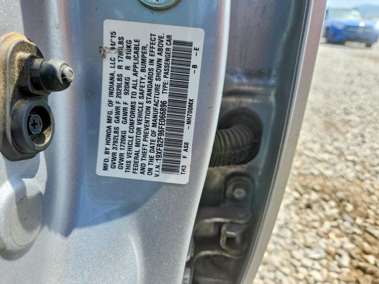 2015 Honda Civic Exl Серебряный vin: 19XFB2F96FE066896
