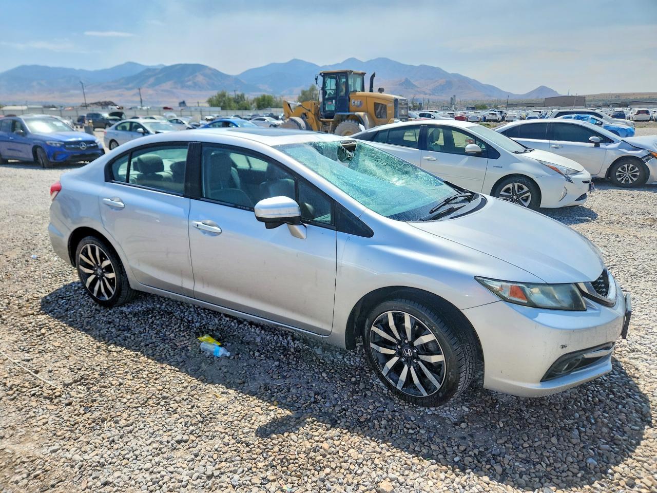 2015 Honda Civic Exl Серебряный vin: 19XFB2F96FE066896