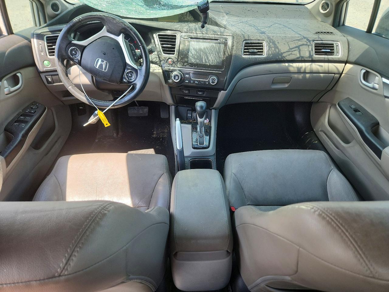 2015 Honda Civic Exl Серебряный vin: 19XFB2F96FE066896