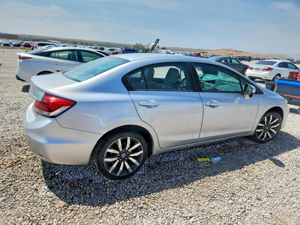 2015 Honda Civic Exl Серебряный vin: 19XFB2F96FE066896