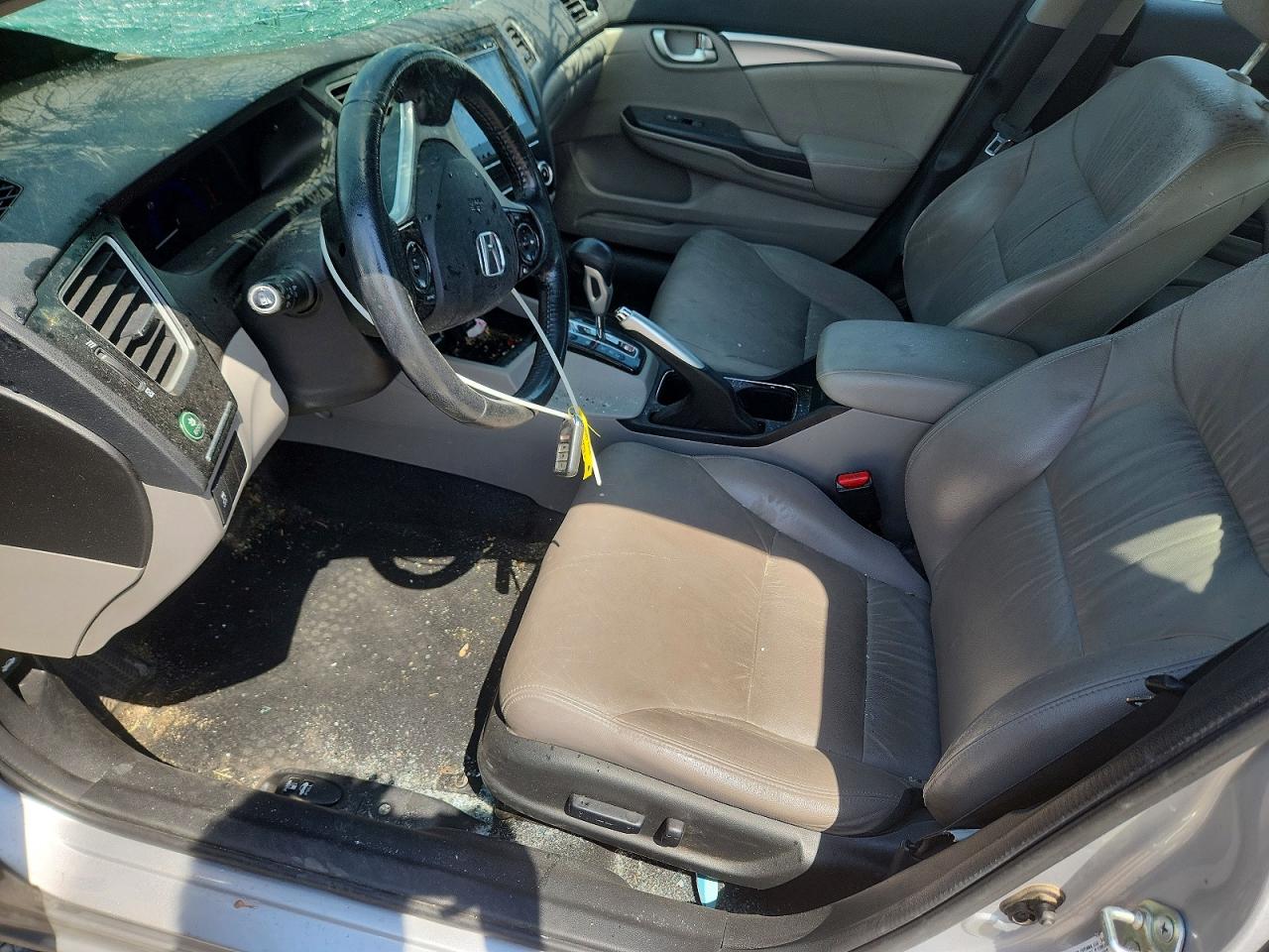 2015 Honda Civic Exl Серебряный vin: 19XFB2F96FE066896
