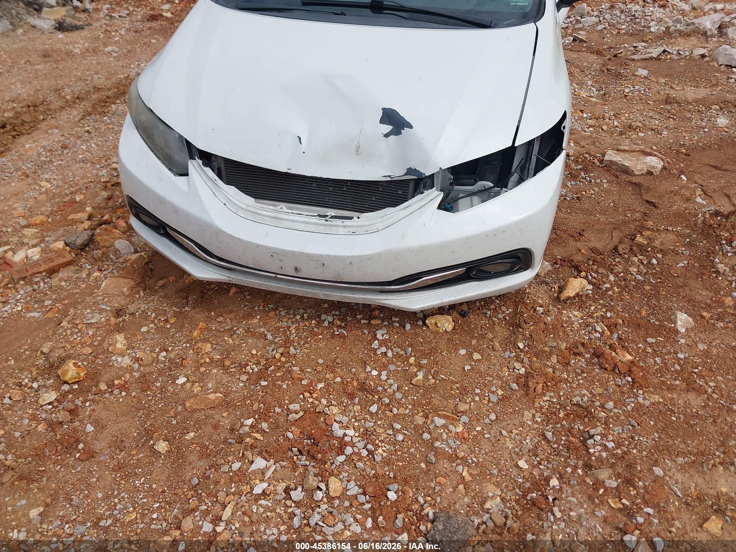 2015 Honda Civic Ex-l White vin: 19XFB2F96FE071189