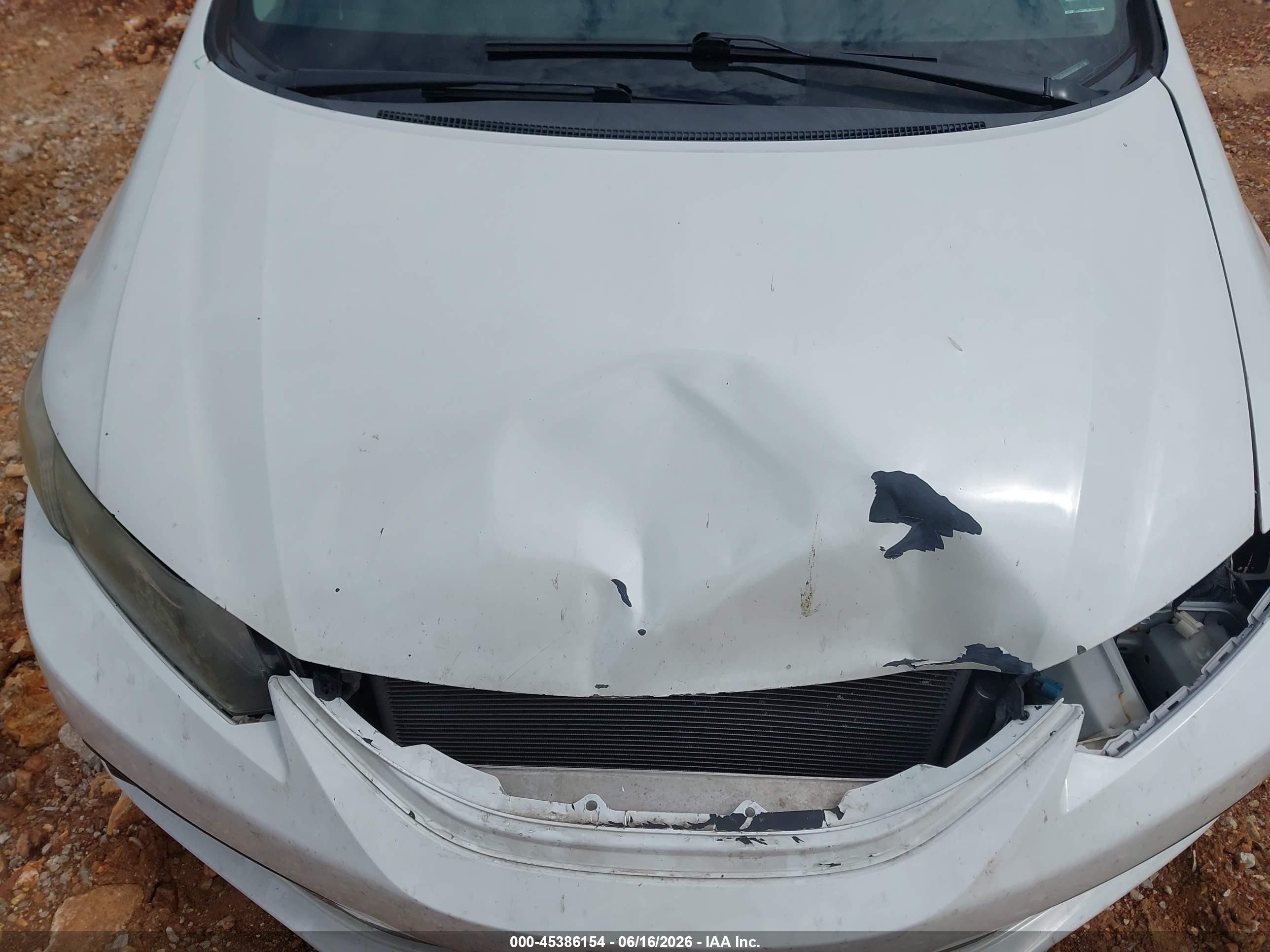 2015 Honda Civic Ex-l White vin: 19XFB2F96FE071189