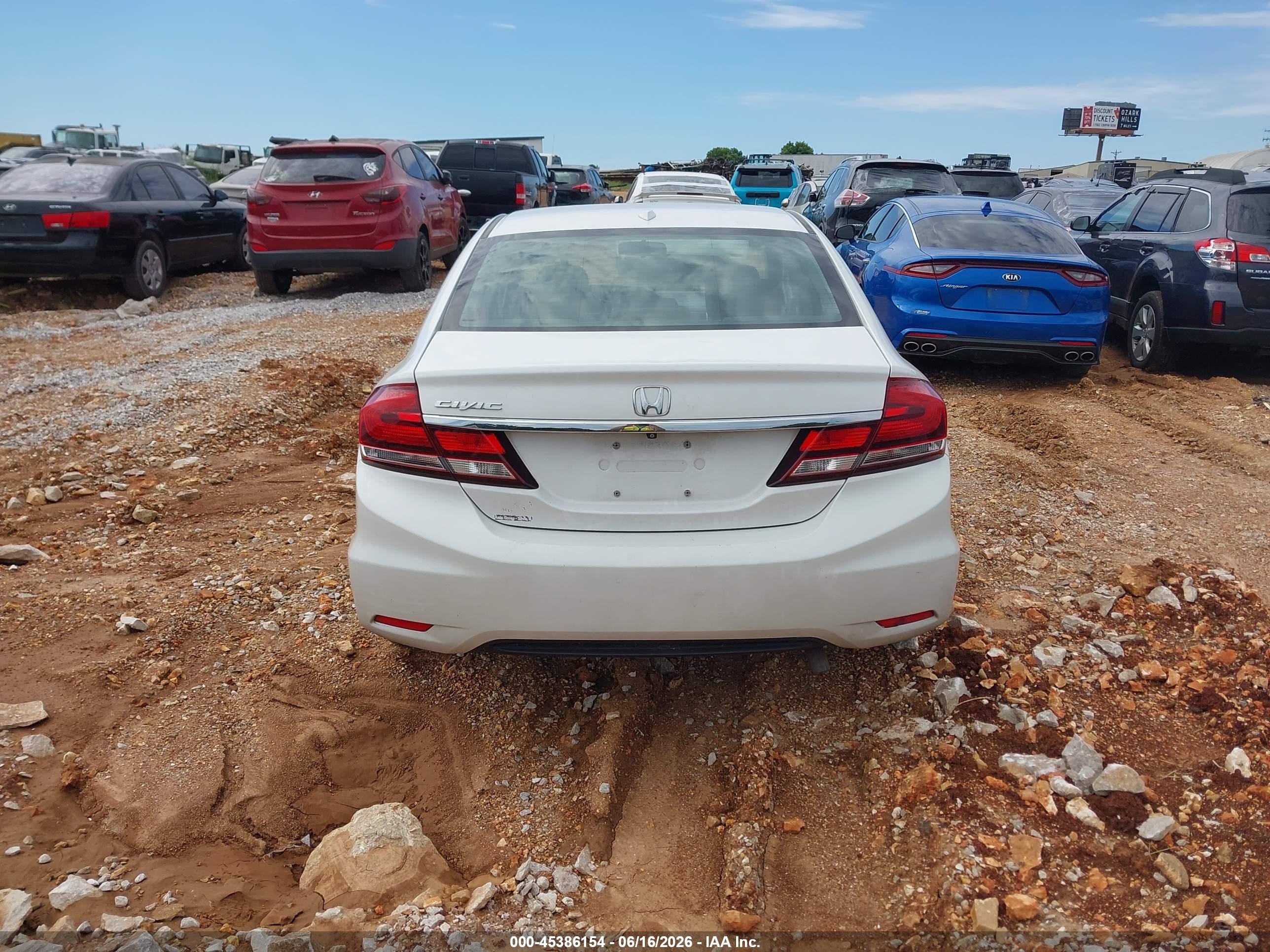 2015 Honda Civic Ex-l White vin: 19XFB2F96FE071189