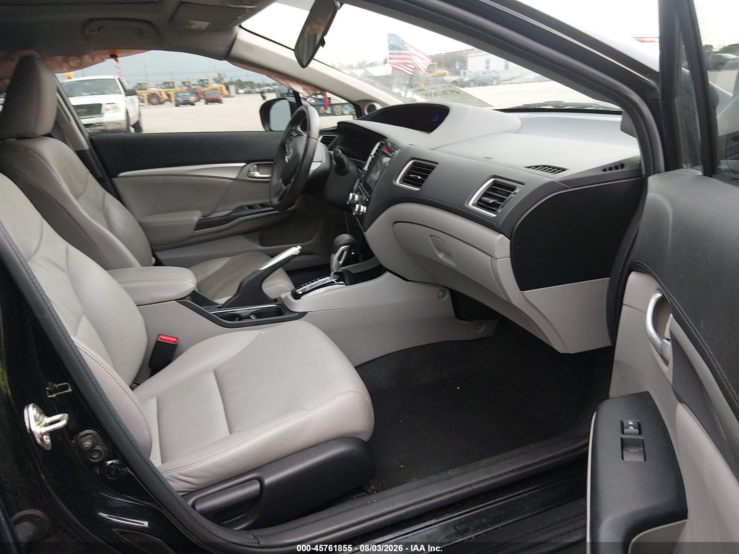 2015 Honda Civic Ex-l Черный vin: 19XFB2F96FE086498