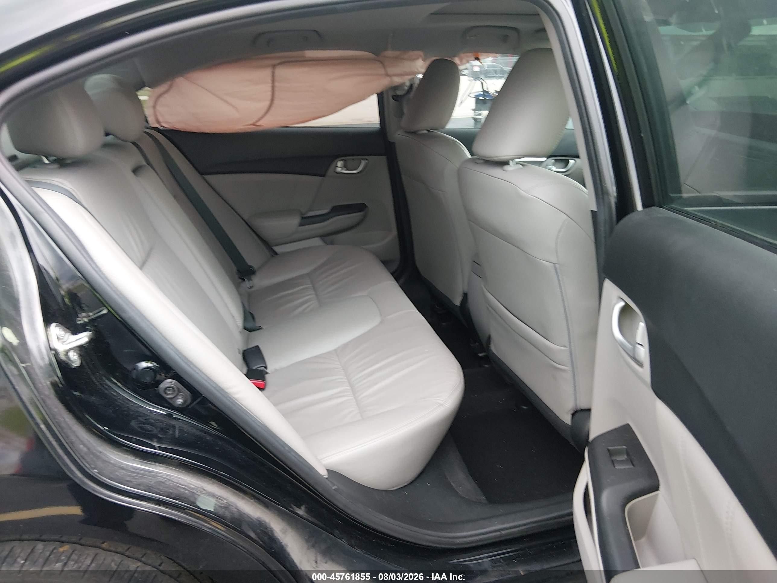 2015 Honda Civic Ex-l Черный vin: 19XFB2F96FE086498