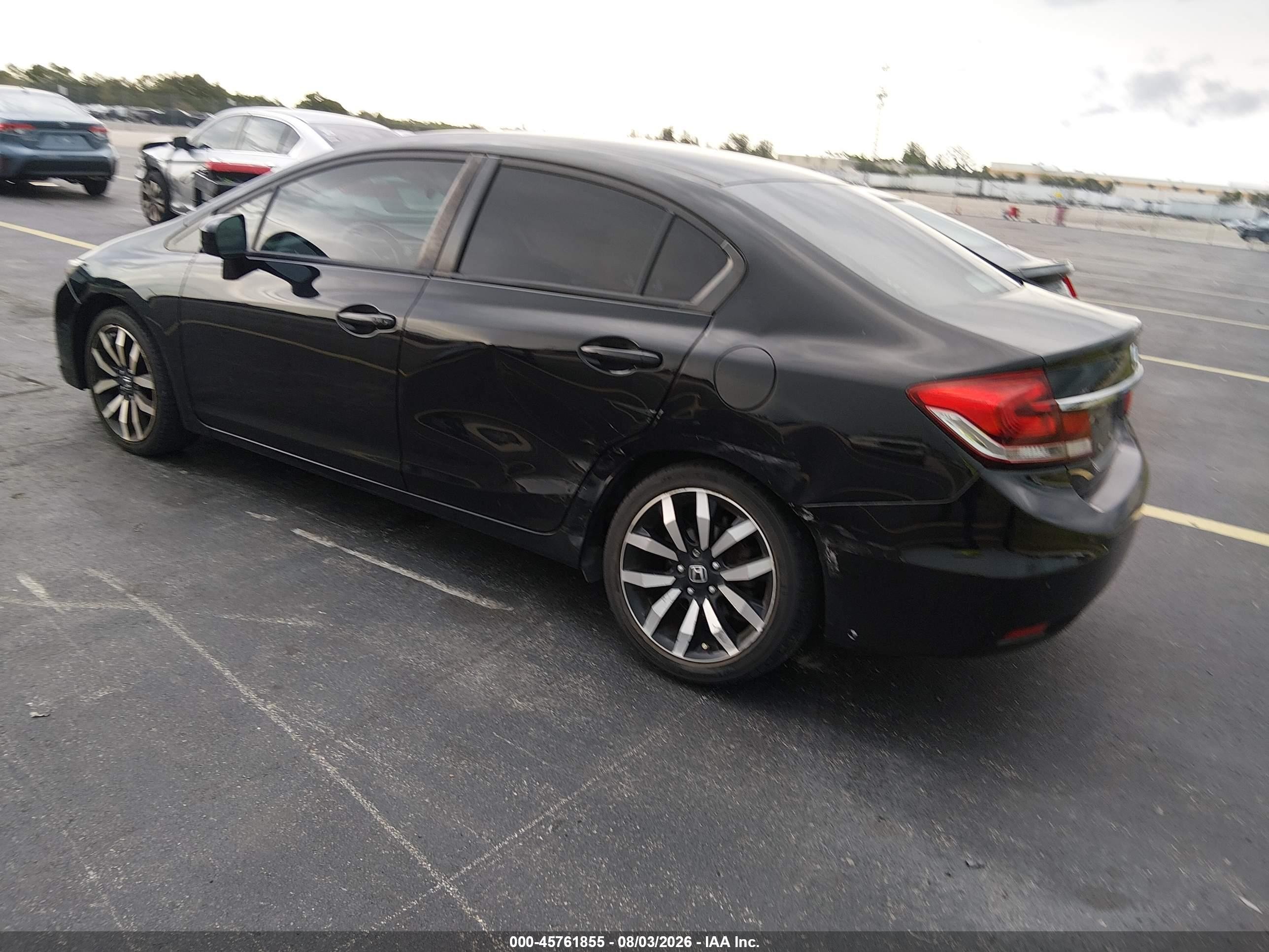 2015 Honda Civic Ex-l Черный vin: 19XFB2F96FE086498