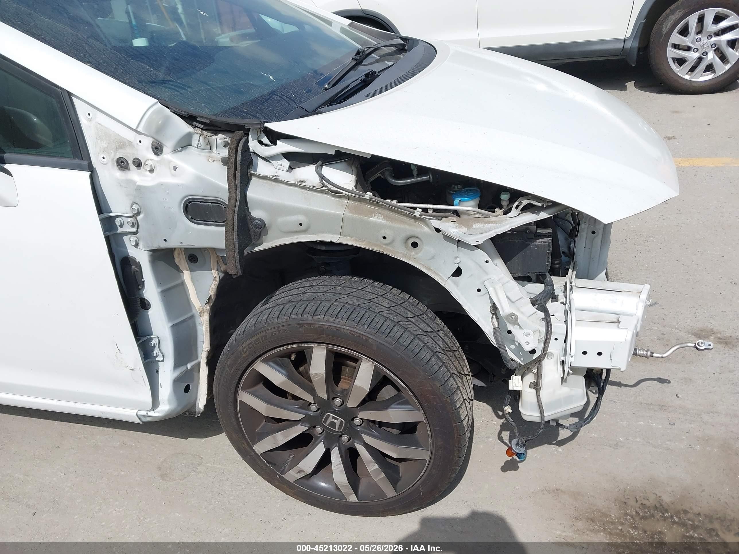 2015 Honda Civic Ex-l Белый vin: 19XFB2F96FE219941