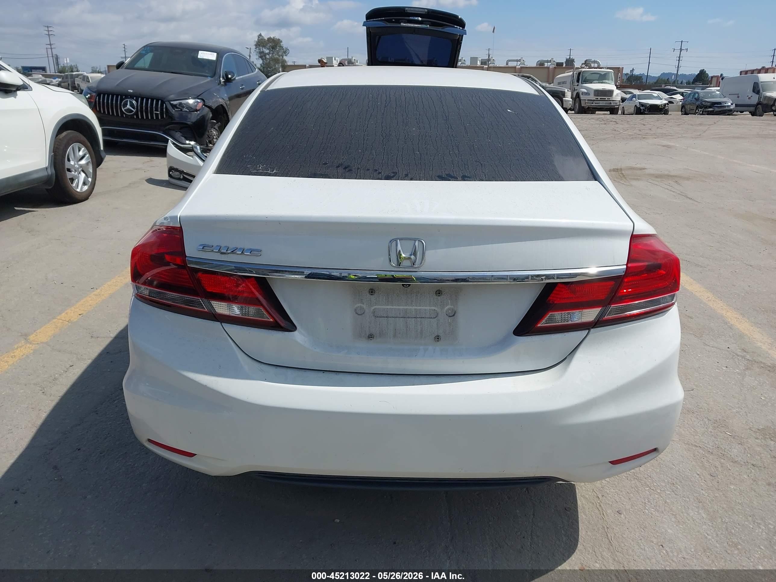 2015 Honda Civic Ex-l Белый vin: 19XFB2F96FE219941