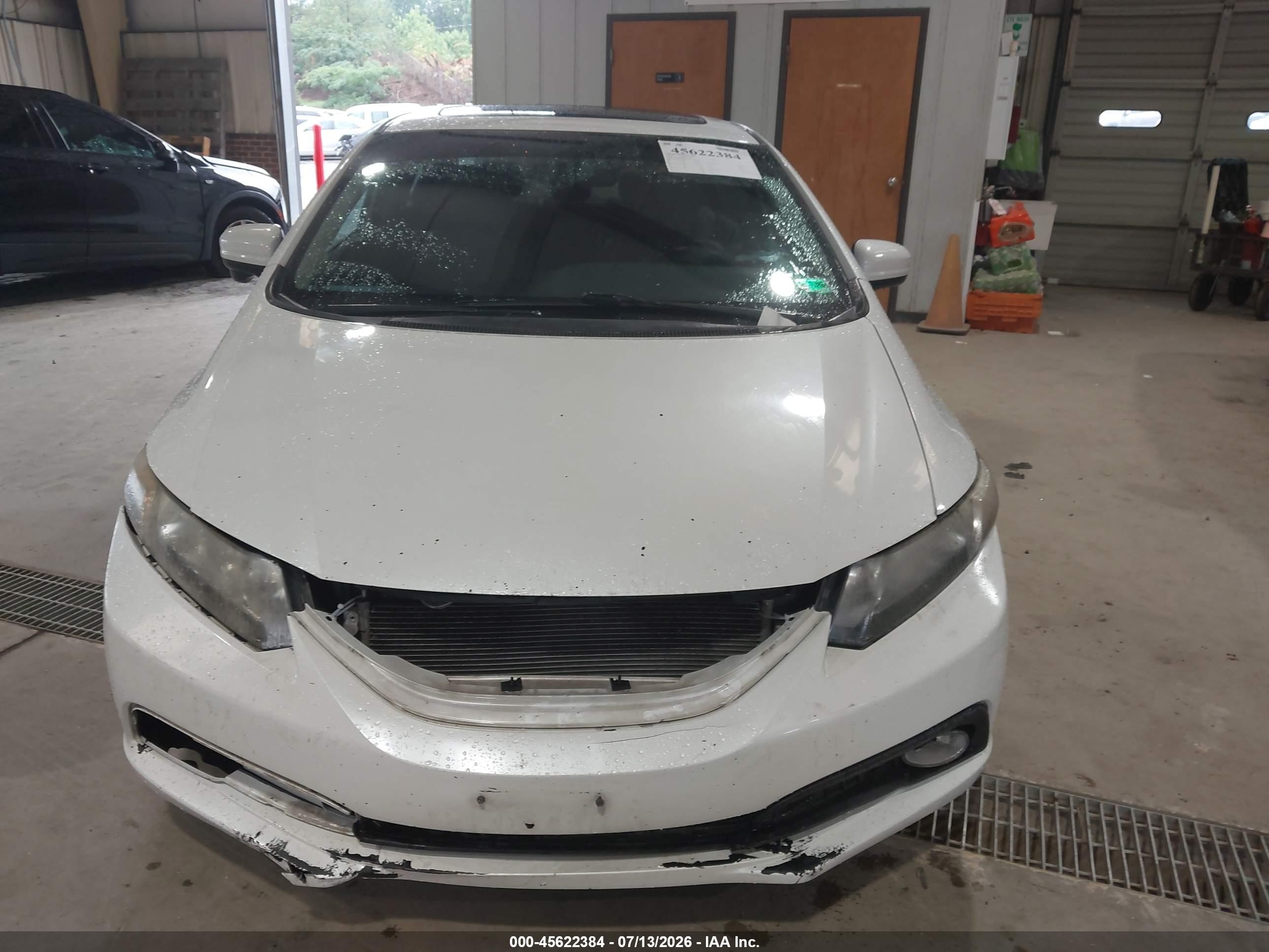 2015 Honda Civic Ex-l Белый vin: 19XFB2F96FE229403