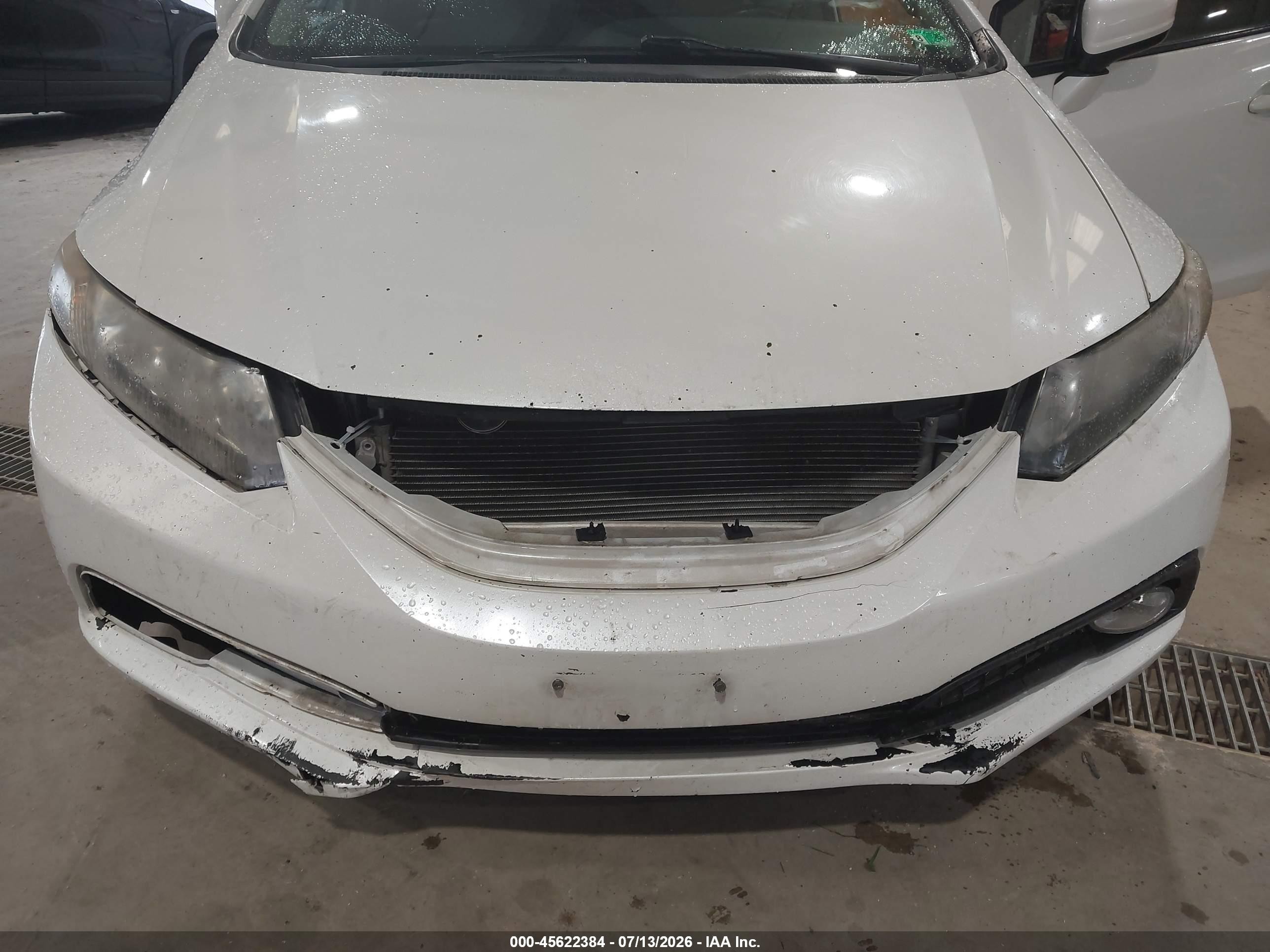 2015 Honda Civic Ex-l Белый vin: 19XFB2F96FE229403