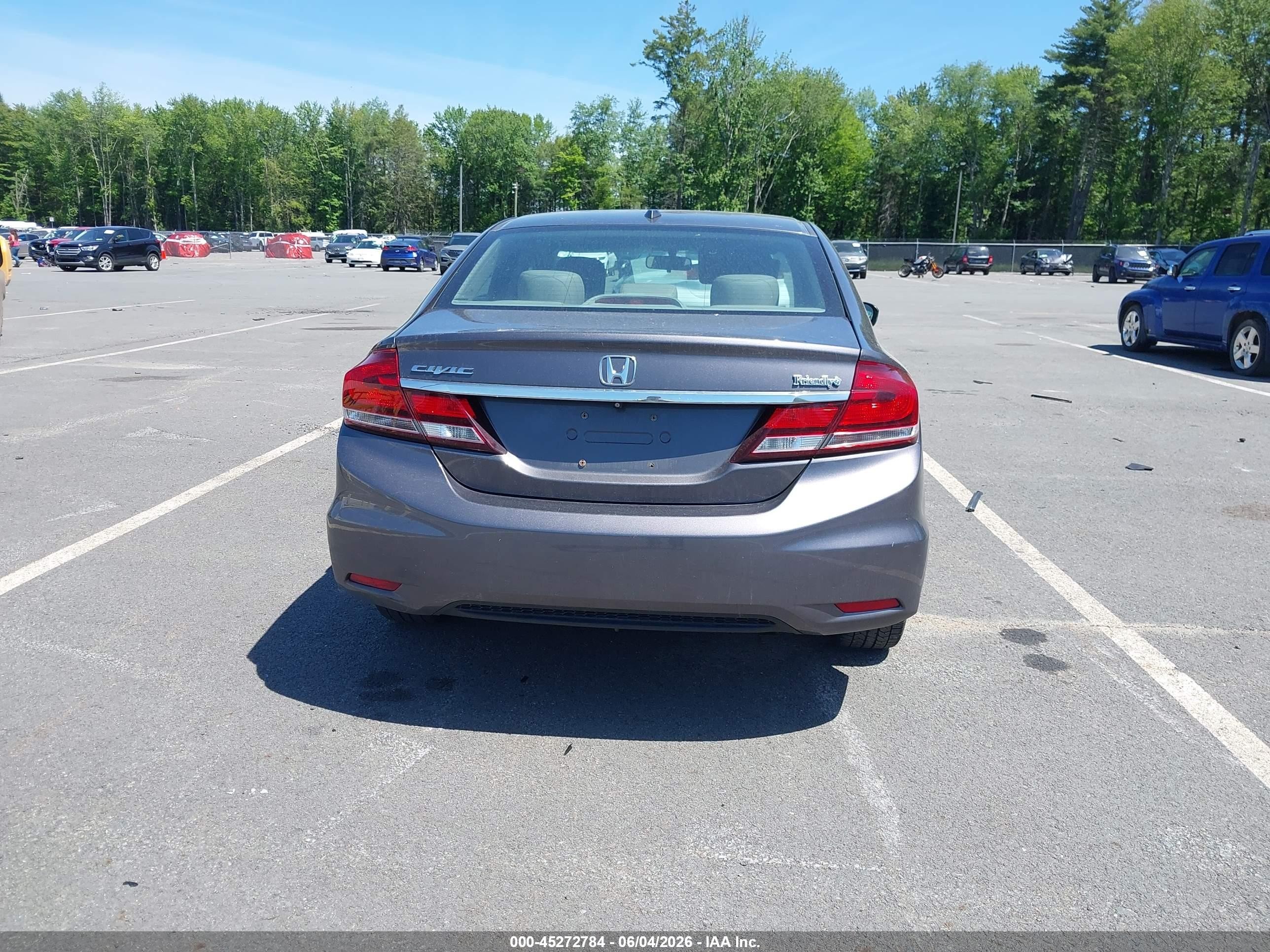 2015 Honda Civic Ex-l Gray vin: 19XFB2F96FE253278