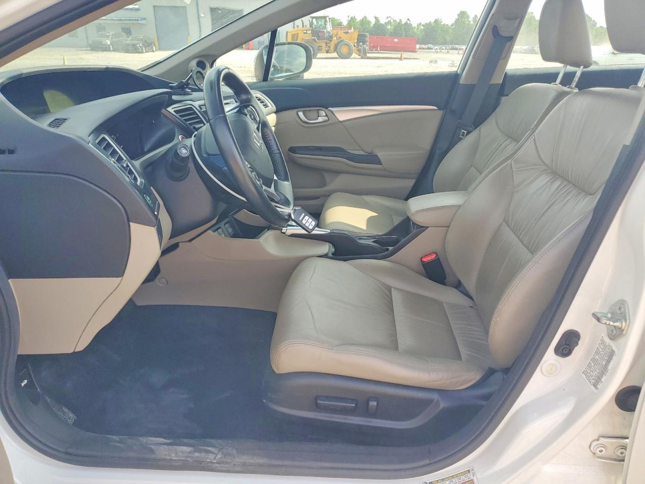 2015 Honda Civic Exl White vin: 19XFB2F96FE254981
