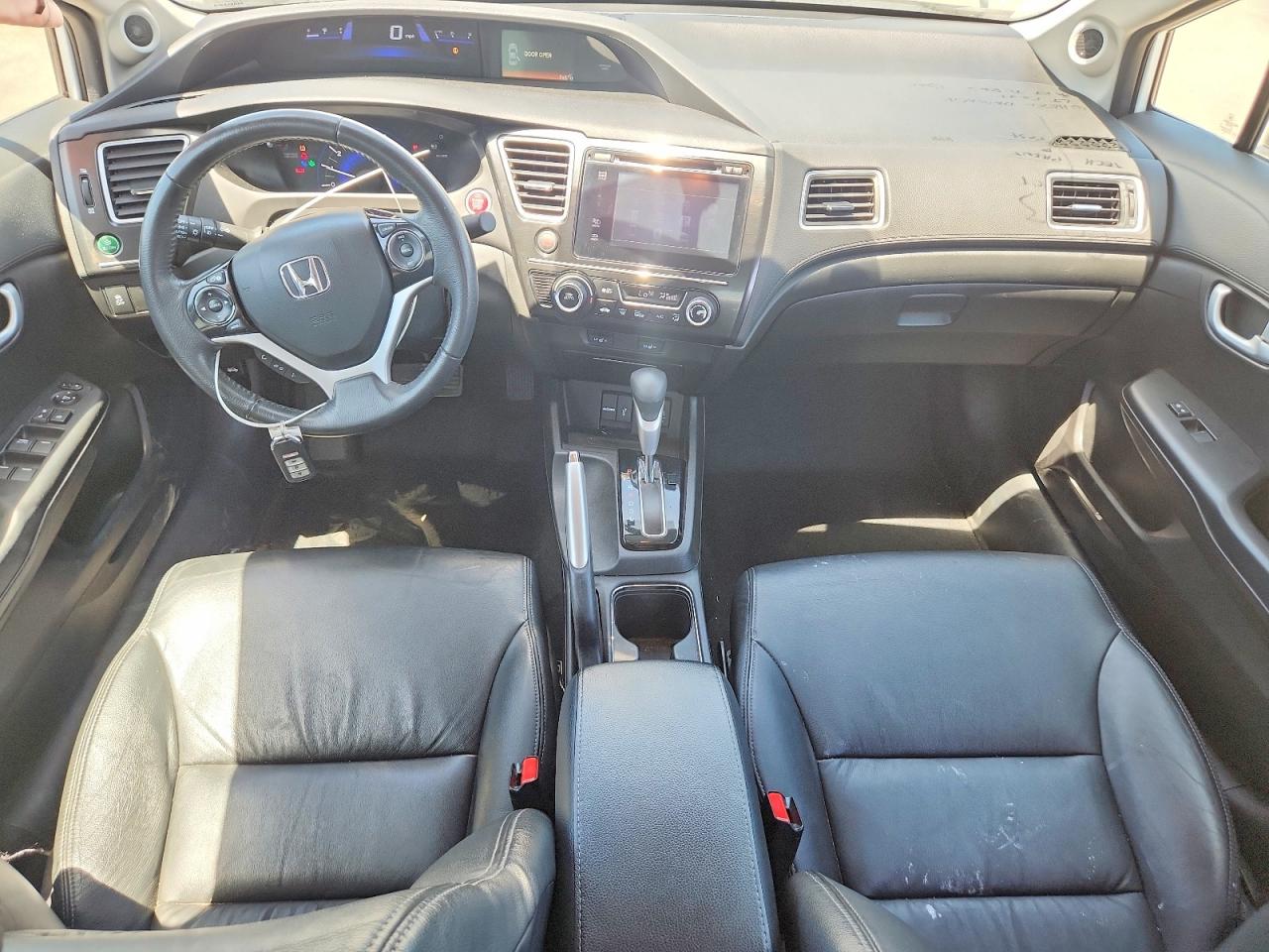 2015 Honda Civic Exl White vin: 19XFB2F96FE284188