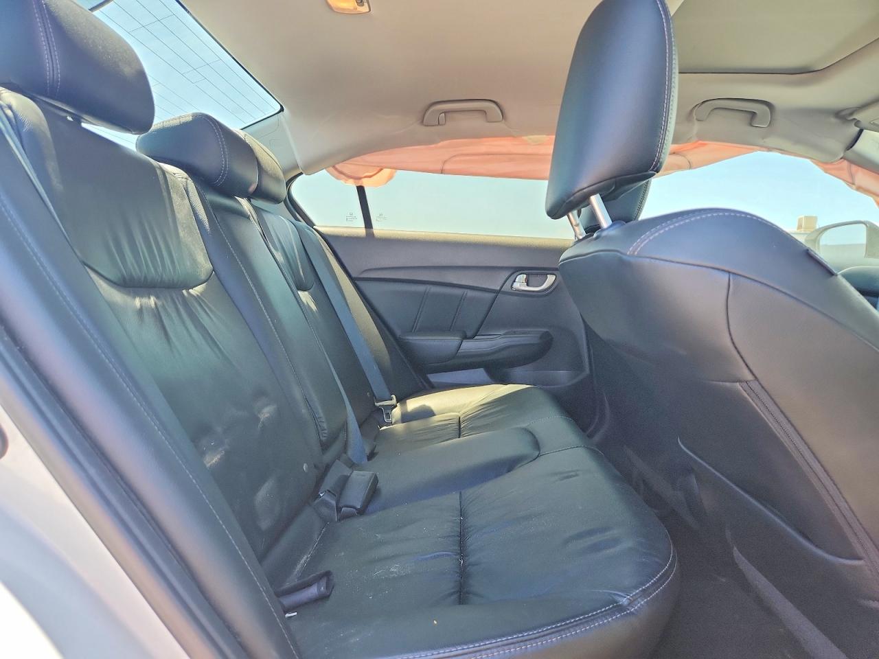 2015 Honda Civic Exl White vin: 19XFB2F96FE284188