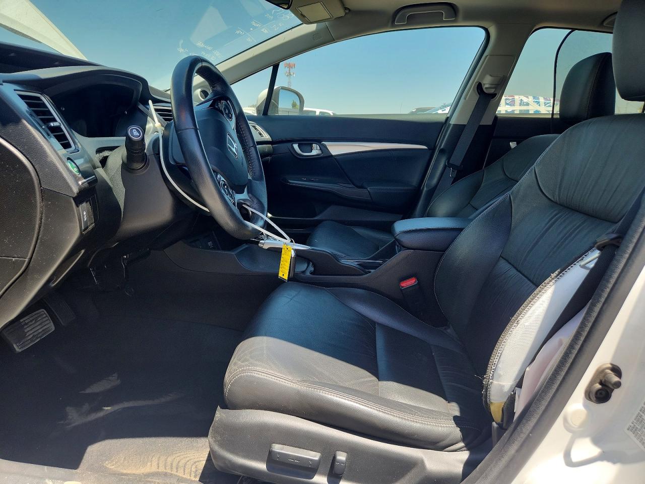 2015 Honda Civic Exl White vin: 19XFB2F96FE284188
