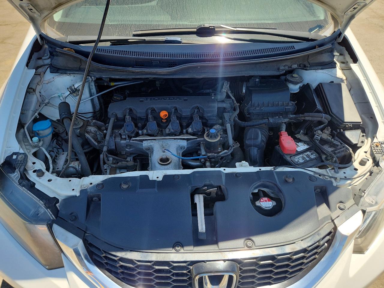 2015 Honda Civic Exl White vin: 19XFB2F96FE284188