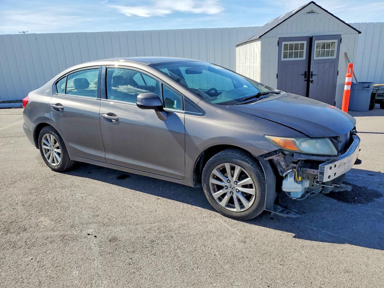 2012 Honda Civic Exl Charcoal vin: 19XFB2F97CE006640