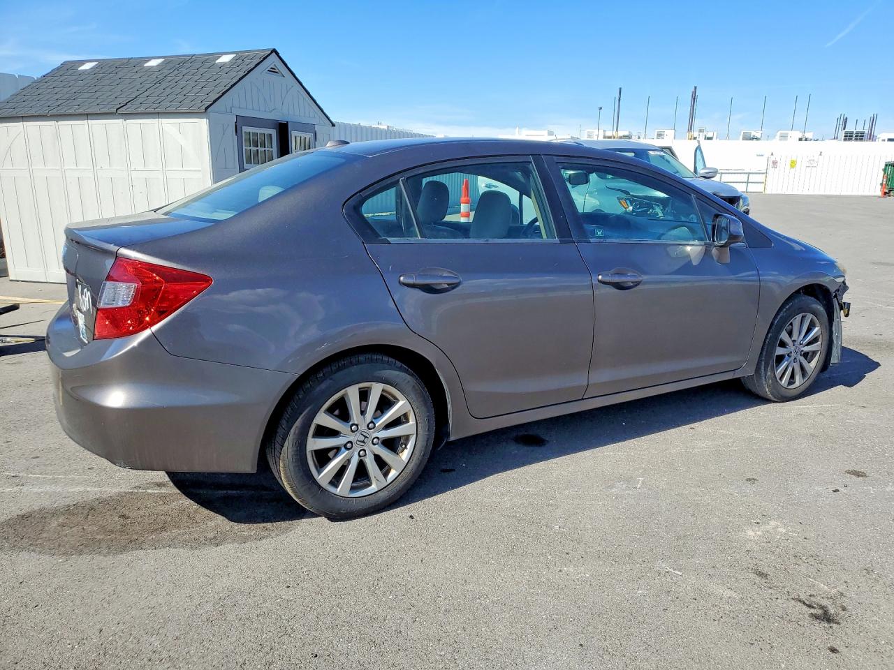 2012 Honda Civic Exl Charcoal vin: 19XFB2F97CE006640