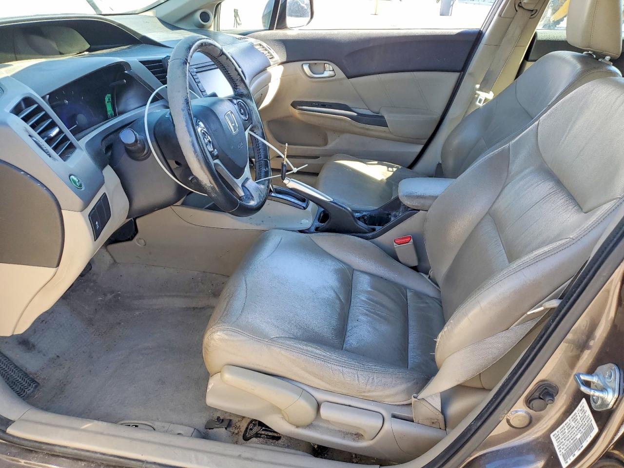 2012 Honda Civic Exl Charcoal vin: 19XFB2F97CE006640