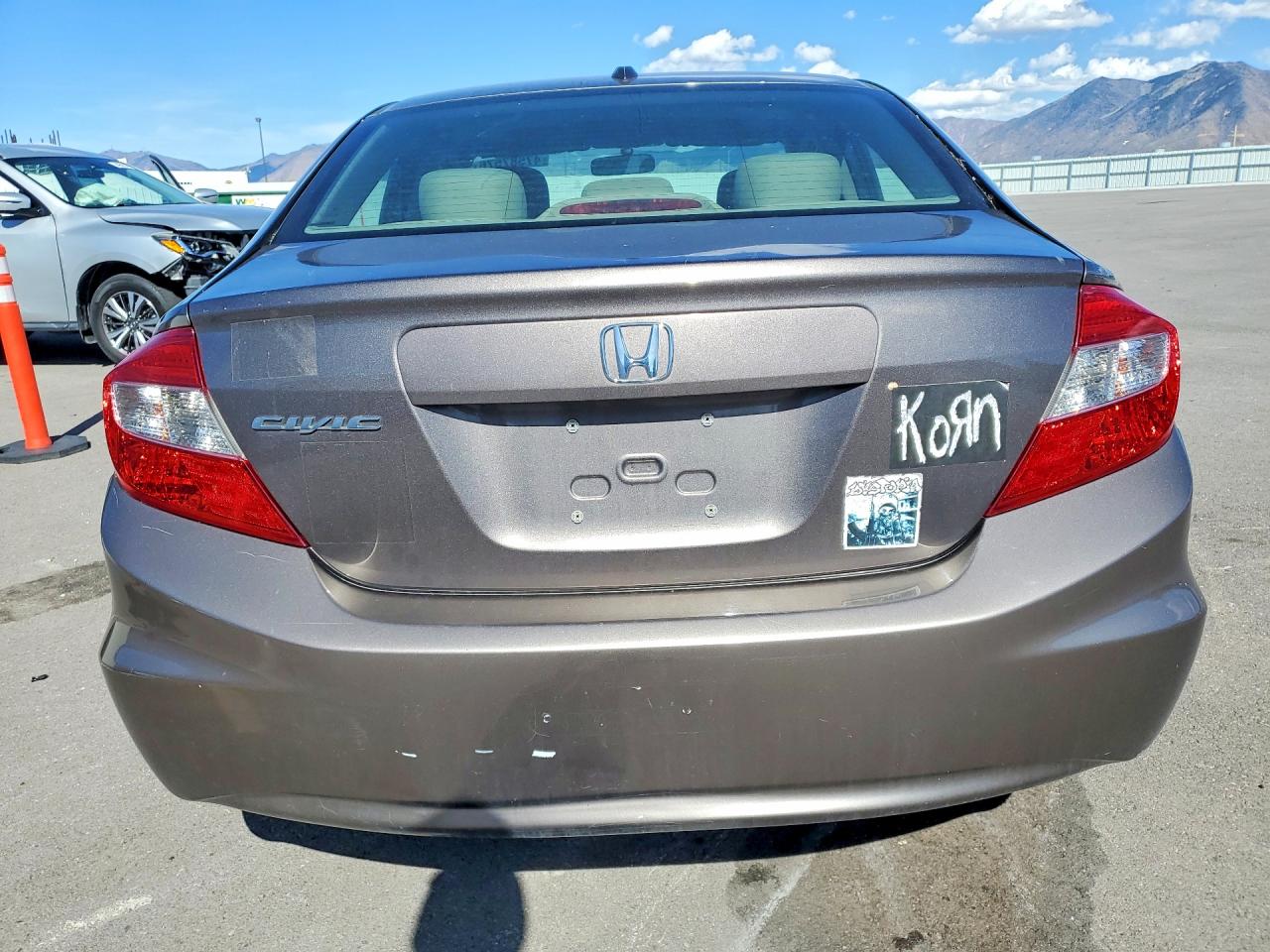 2012 Honda Civic Exl Charcoal vin: 19XFB2F97CE006640