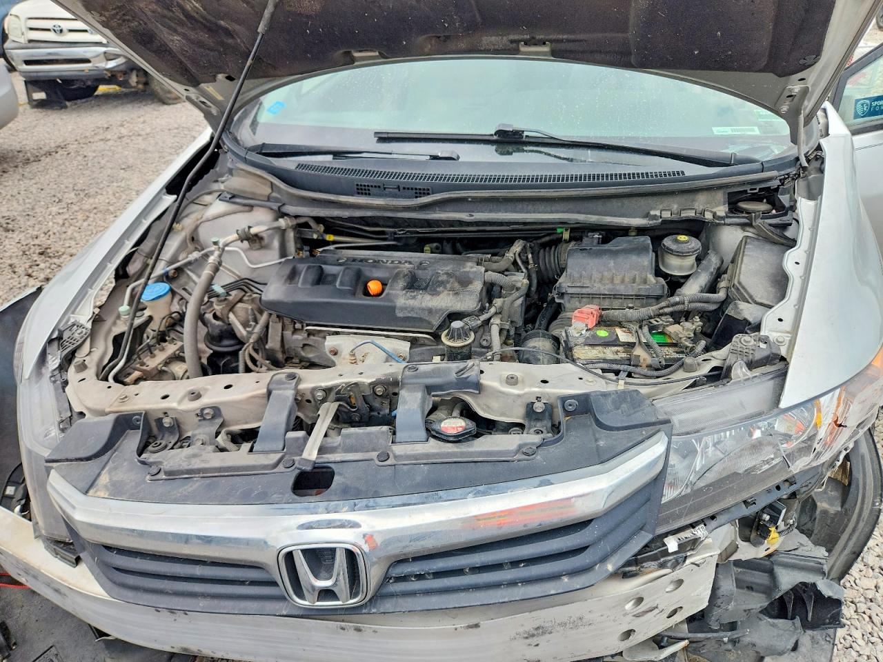 2012 Honda Civic Exl Silver vin: 19XFB2F97CE013877