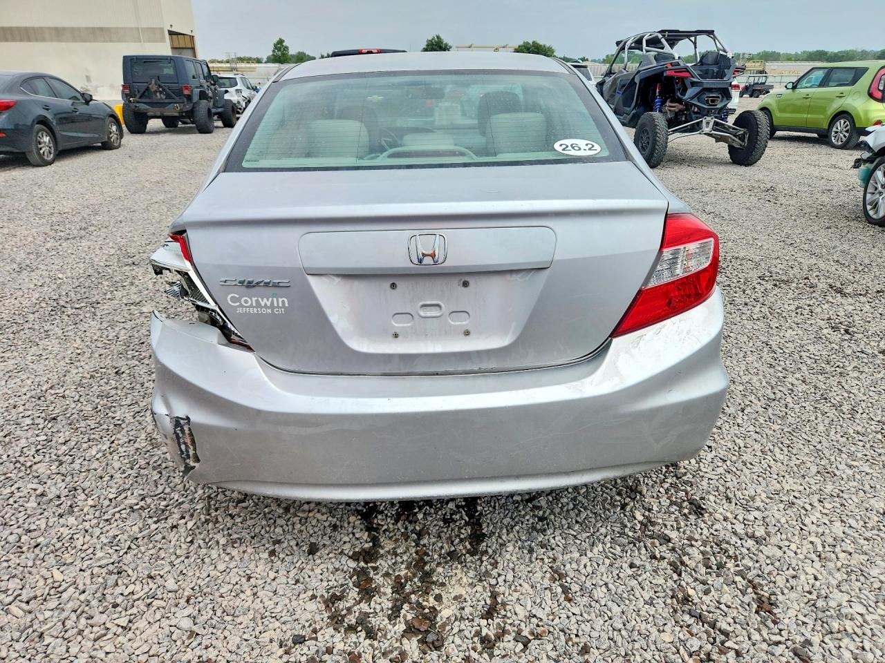 2012 Honda Civic Exl Silver vin: 19XFB2F97CE013877