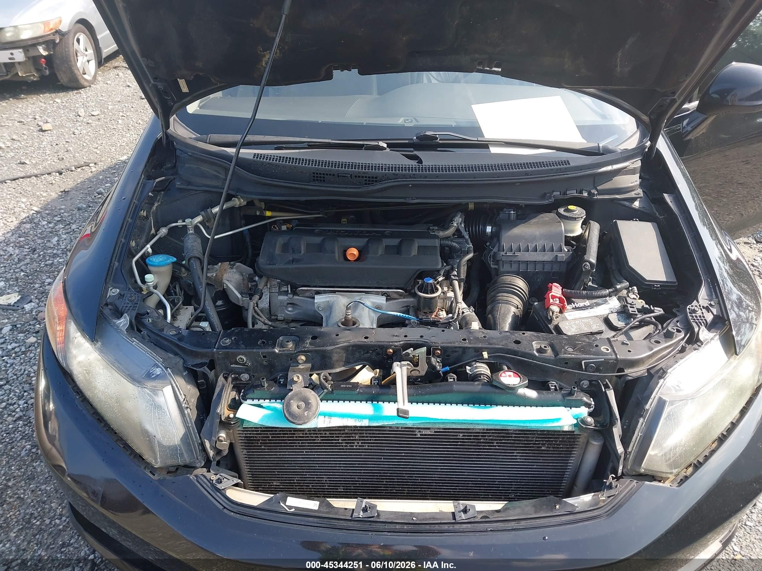 2012 Honda Civic Ex-l Black vin: 19XFB2F97CE048547