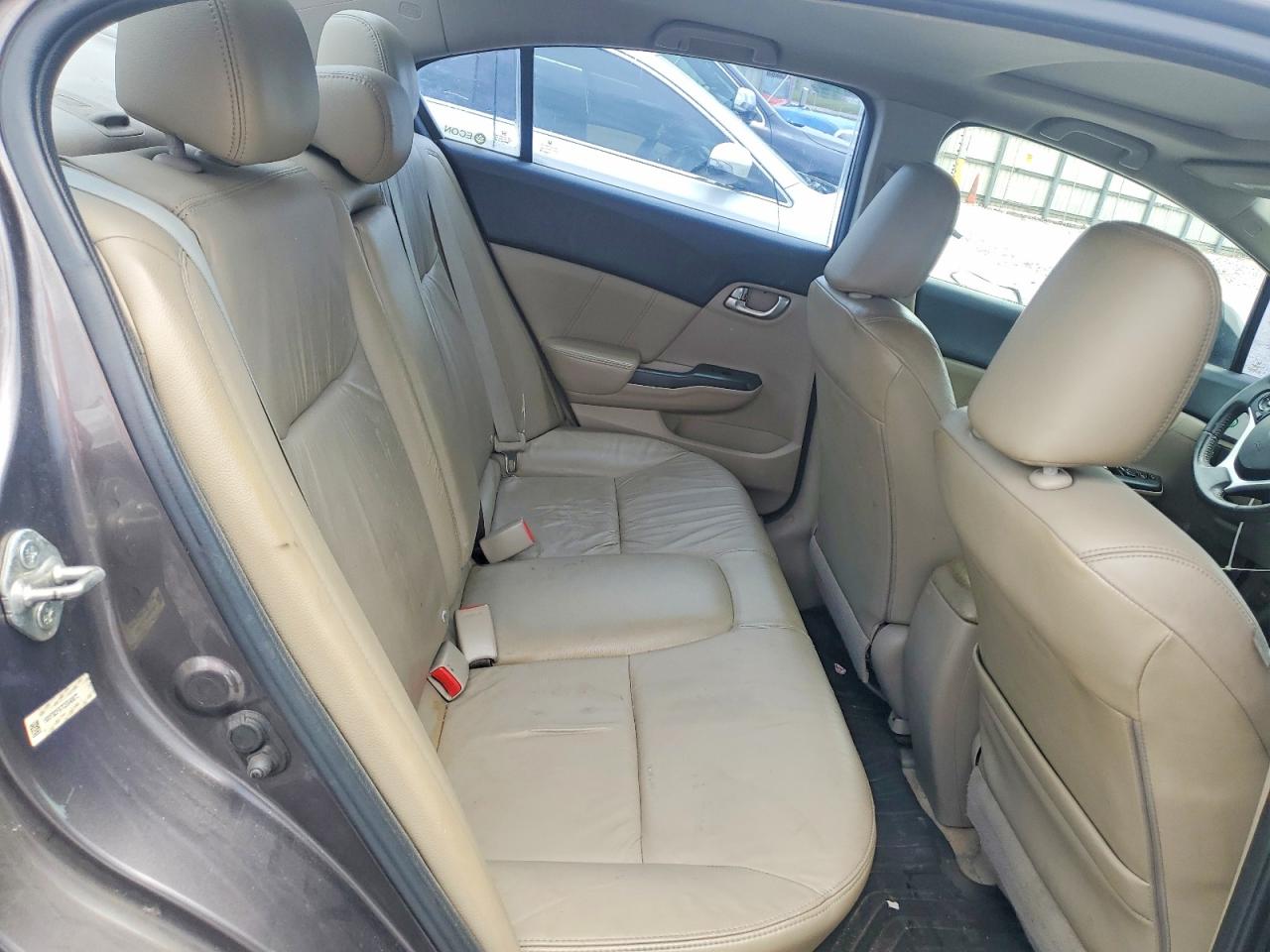 2012 Honda Civic Exl Gray vin: 19XFB2F97CE048872