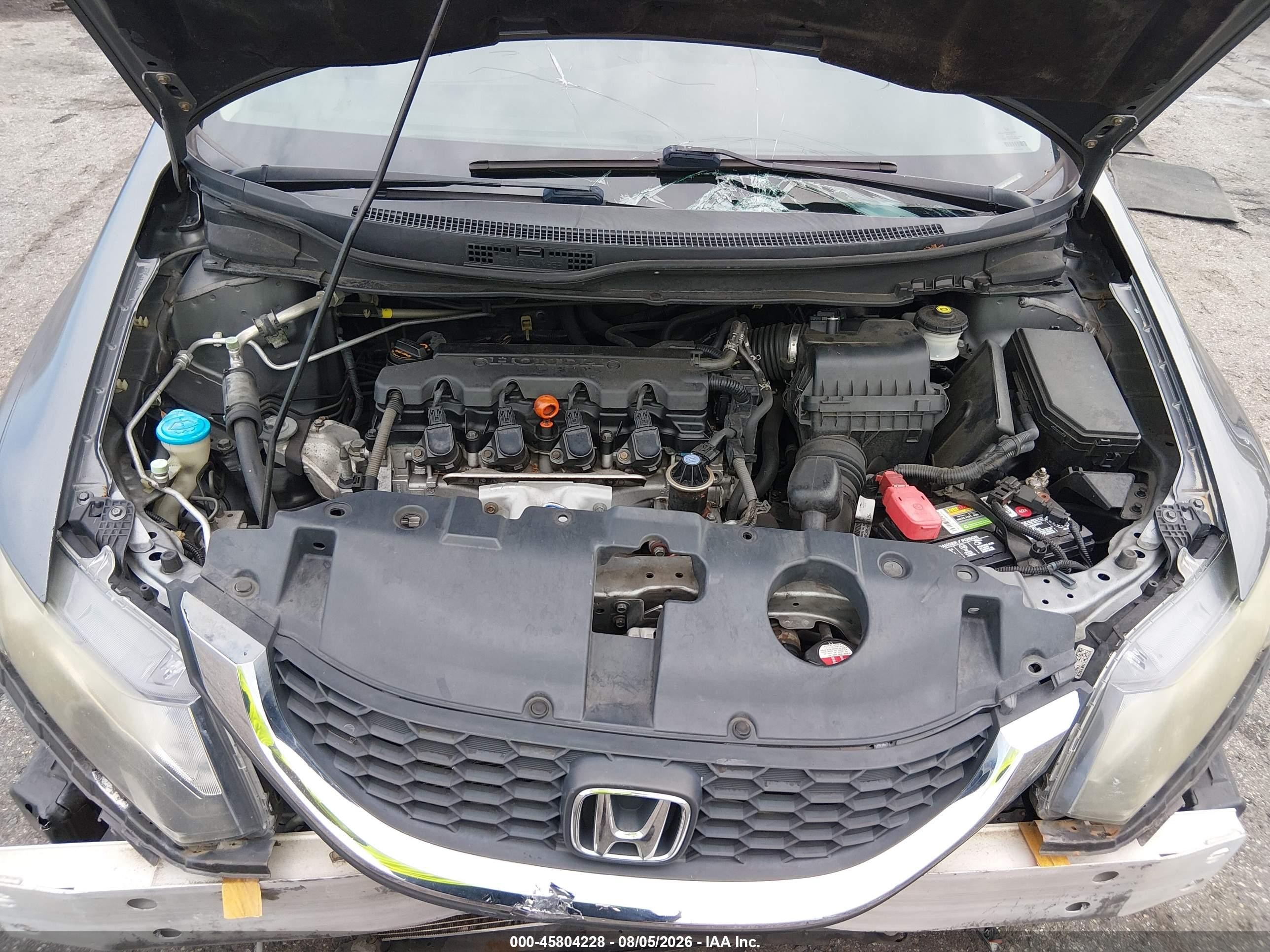 2013 Honda Civic Ex-l Gray vin: 19XFB2F97DE018871