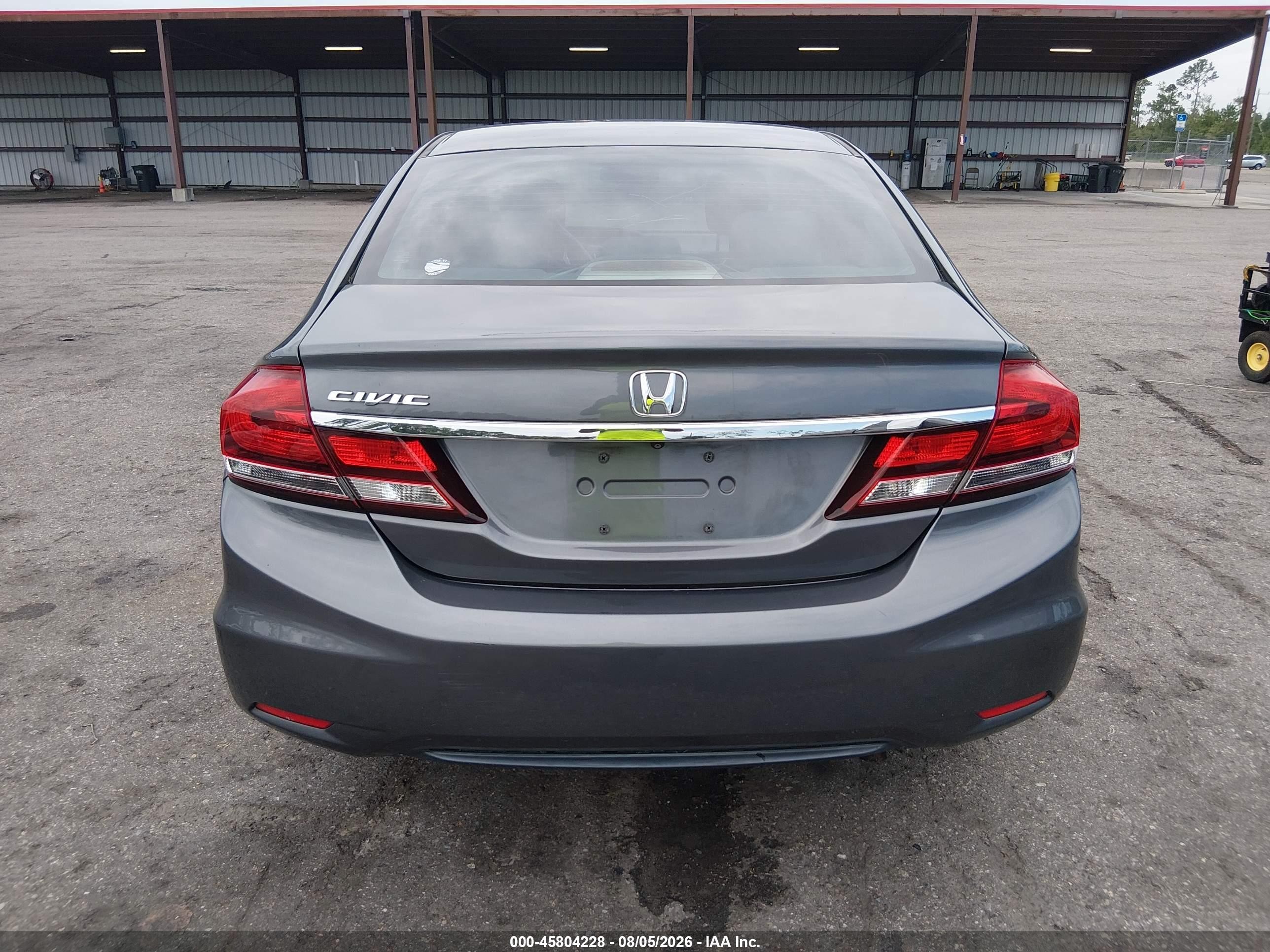2013 Honda Civic Ex-l Gray vin: 19XFB2F97DE018871
