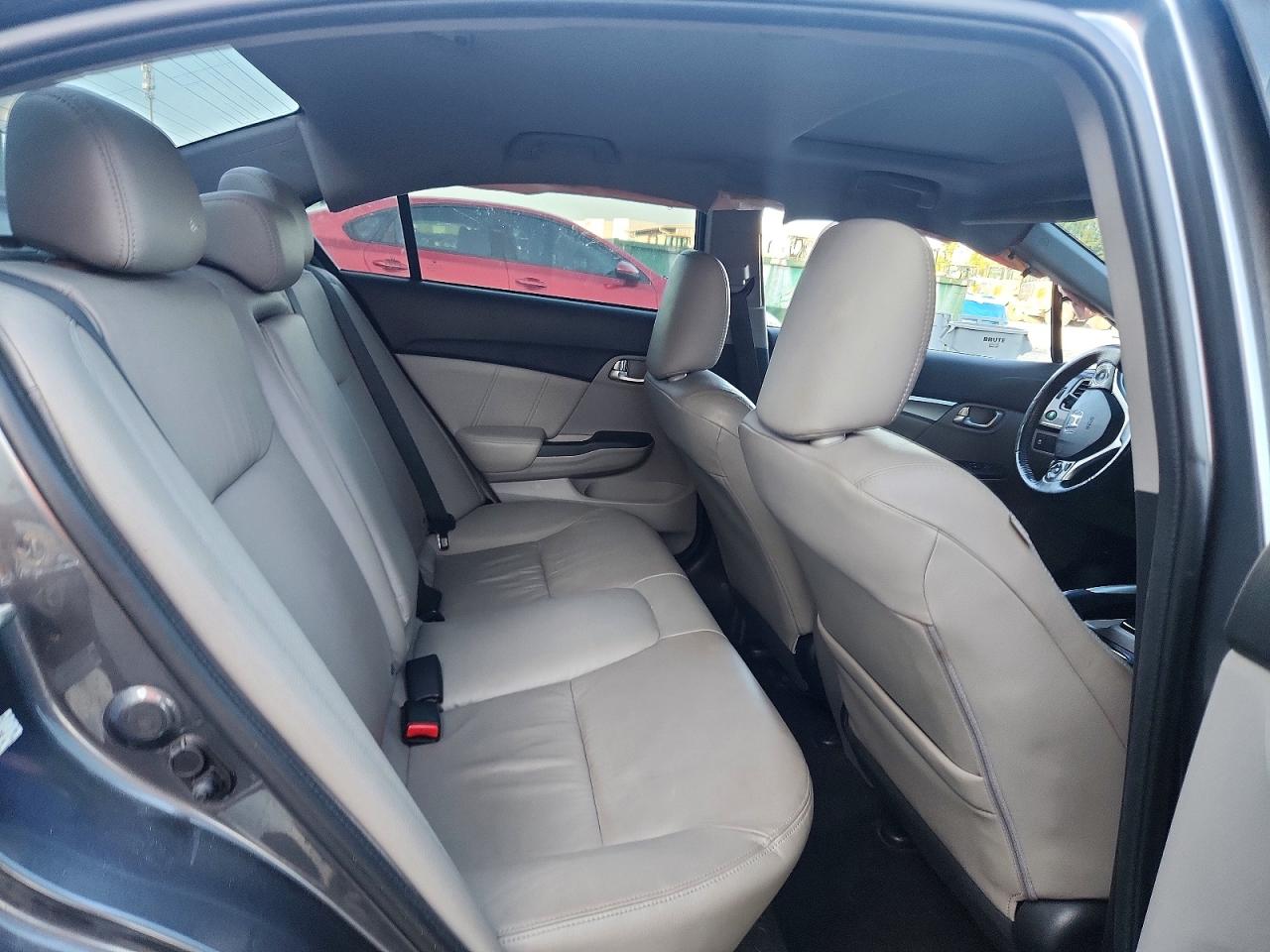 2013 Honda Civic Exl Gray vin: 19XFB2F97DE045665