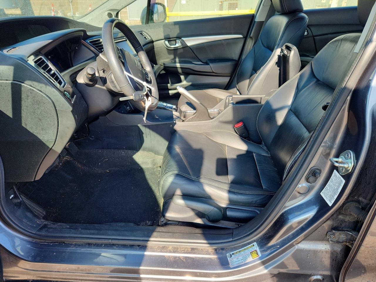 2013 Honda Civic Exl Gray vin: 19XFB2F97DE090587
