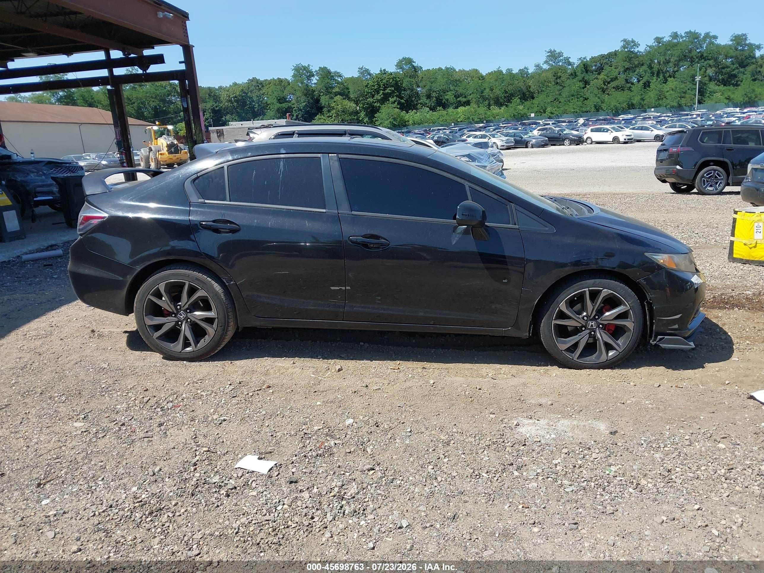 2013 Honda Civic Ex-l Black vin: 19XFB2F97DE222621