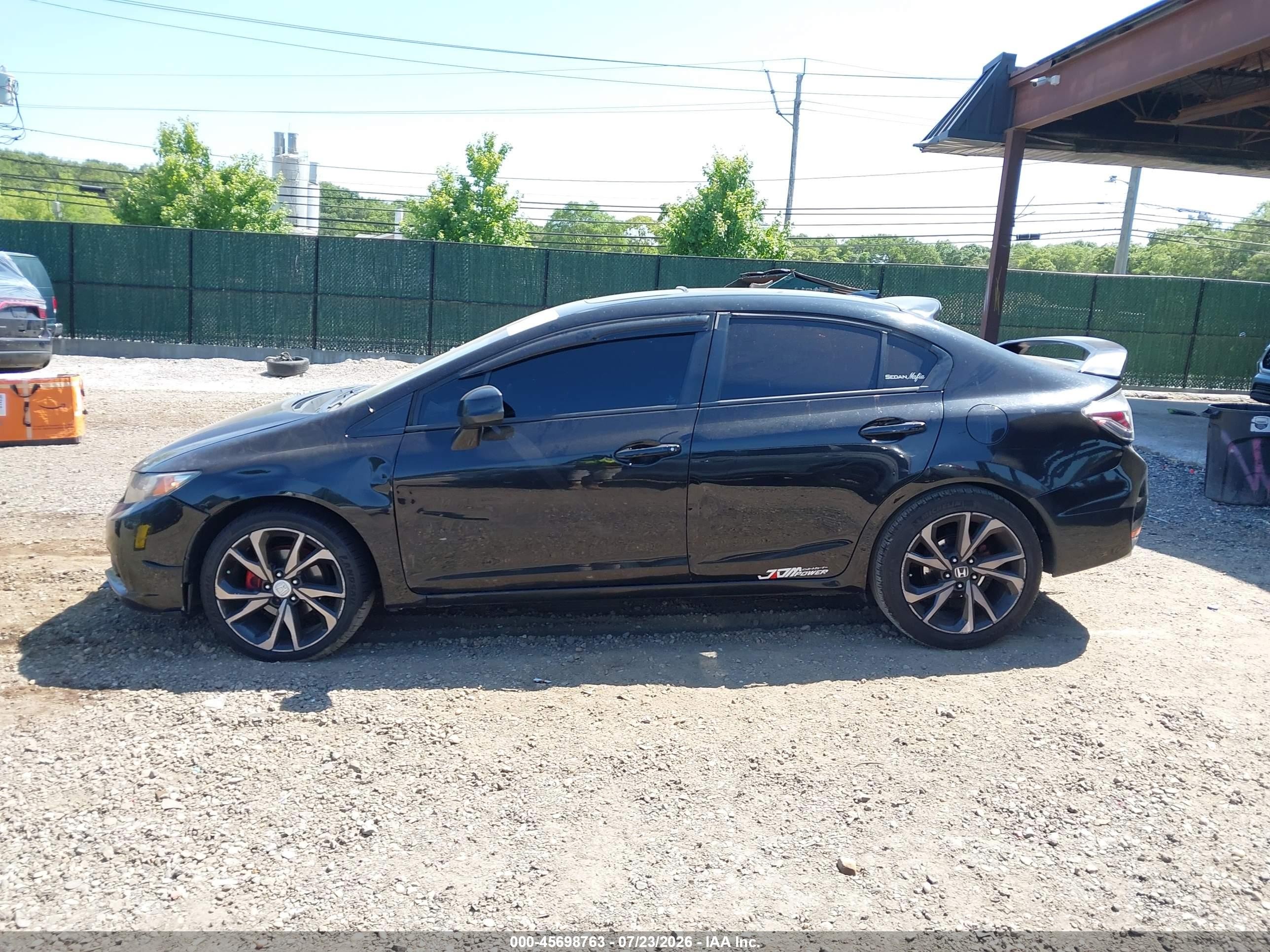 2013 Honda Civic Ex-l Black vin: 19XFB2F97DE222621