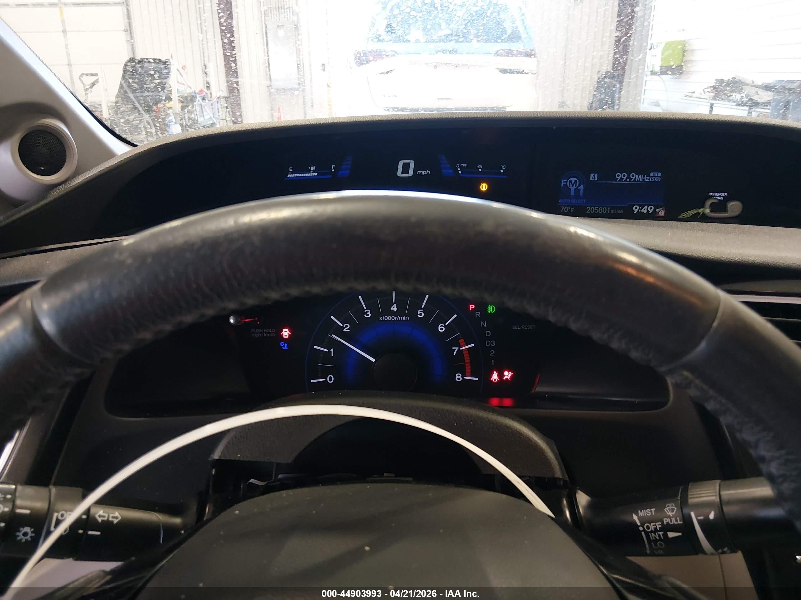 2013 Honda Civic Ex-l Gray vin: 19XFB2F97DE250757
