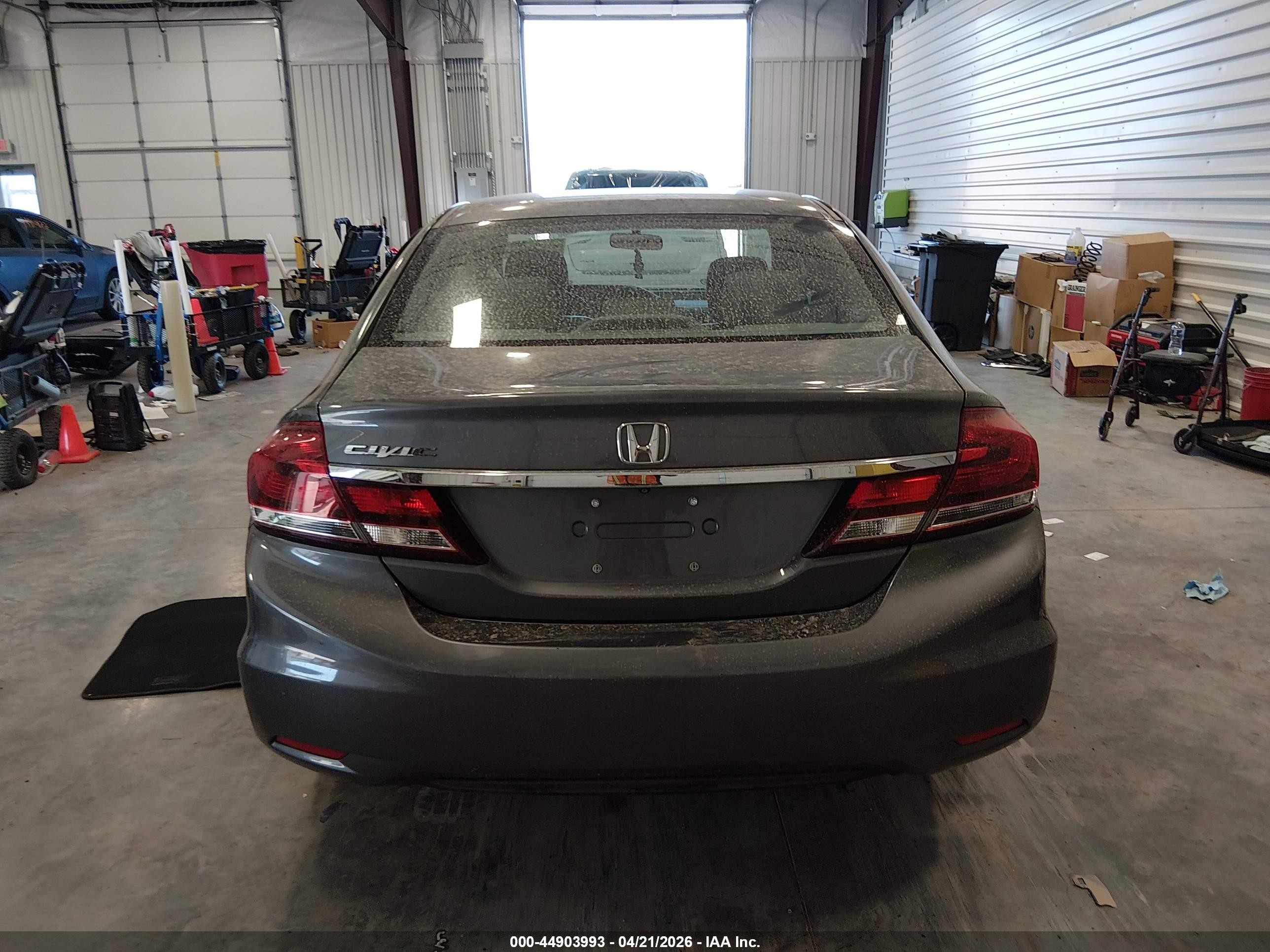 2013 Honda Civic Ex-l Gray vin: 19XFB2F97DE250757