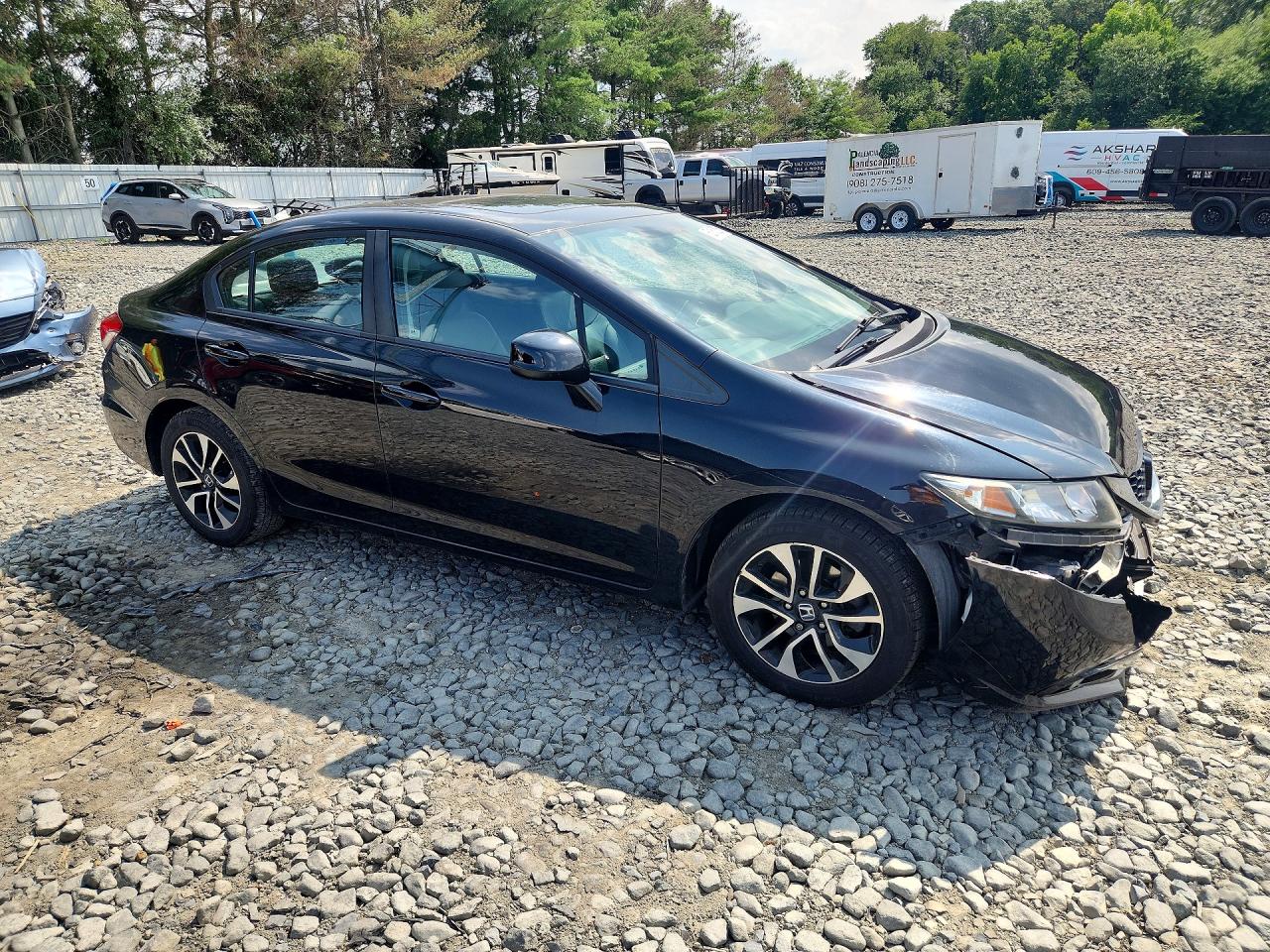 2013 Honda Civic Exl Black vin: 19XFB2F97DE272399