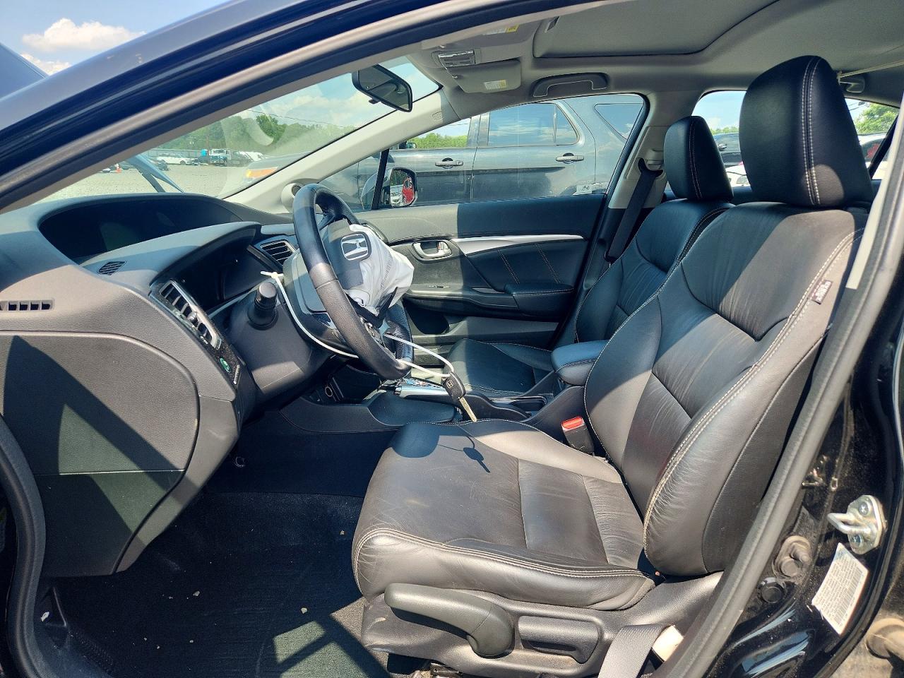 2013 Honda Civic Exl Black vin: 19XFB2F97DE272399